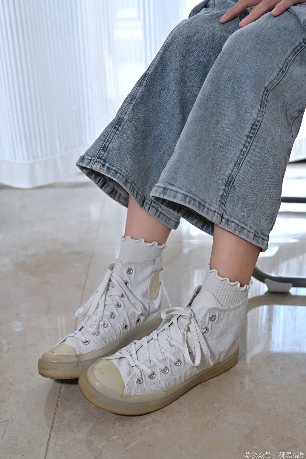 图片[7]-精选凝思摄影 NO.018 小睿-T恤、短白袜、平底鞋[142P]-草丛看图