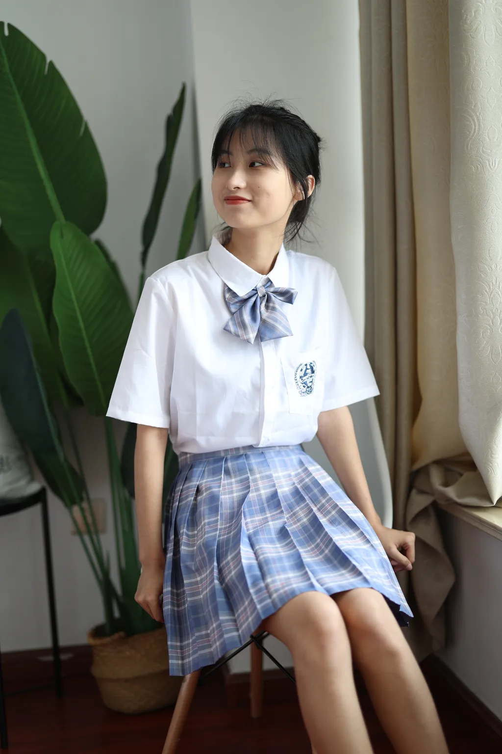 图片[5]-精选三禾摄影 NO.001 雪雪 室内JK[262P]-草丛看图