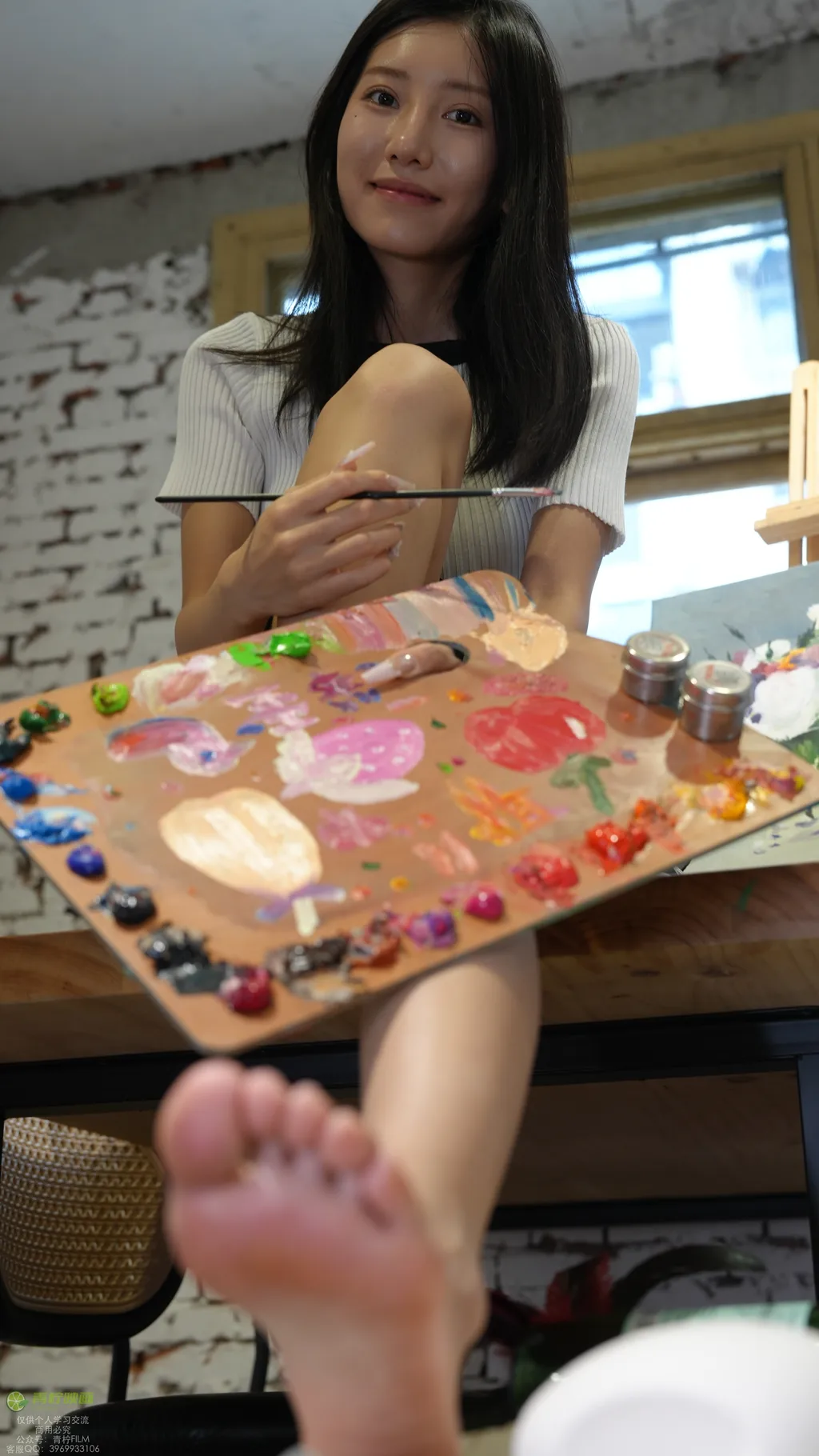 图片[7]-精选青柠映画 NO.052 – 芥末 画室短裙[136P]-草丛看图