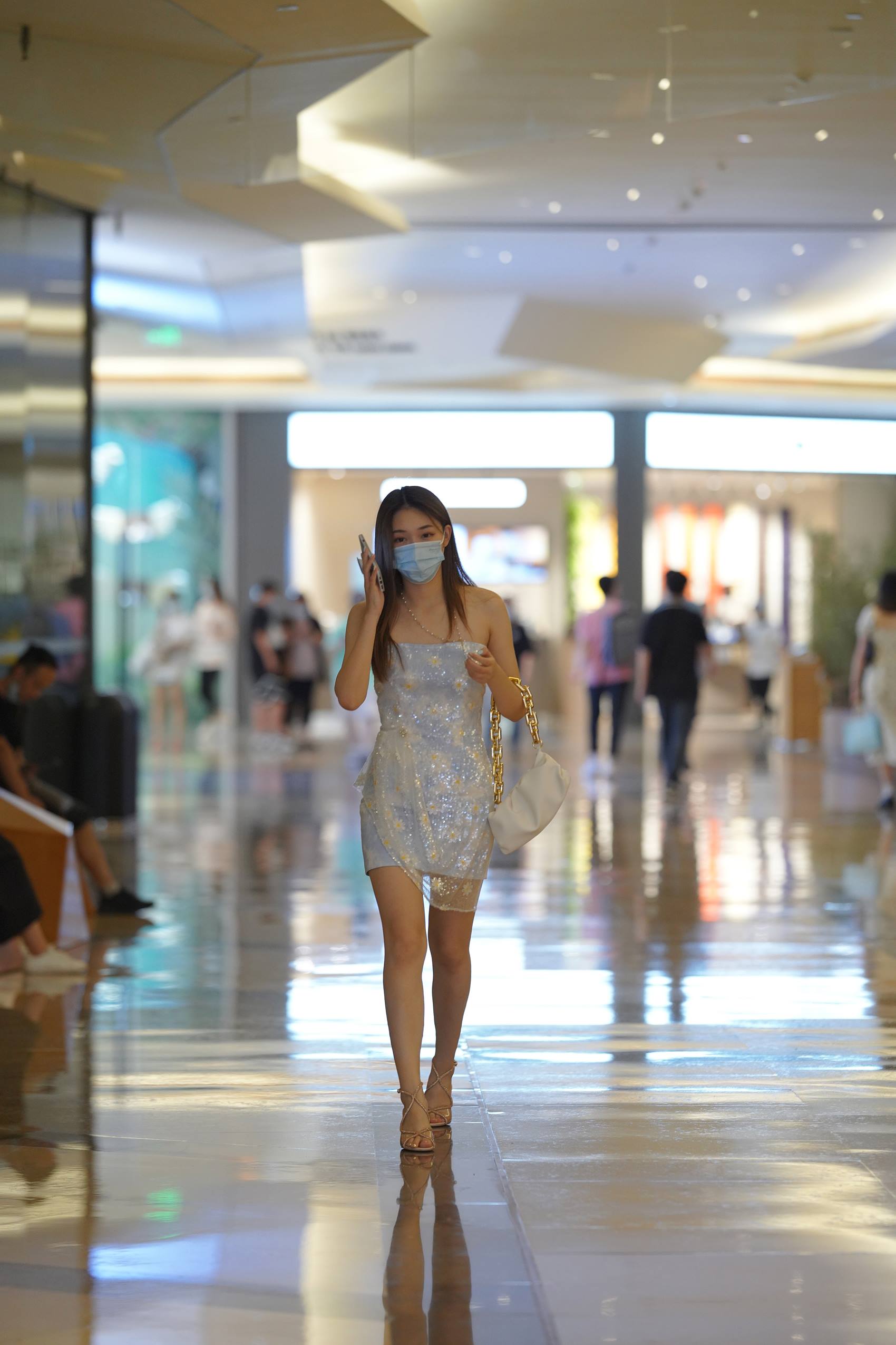 图片[2]-精选精选街拍作品 NO.1914 纯欲风网纱闪闪刺绣一字肩[88P]-草丛看图