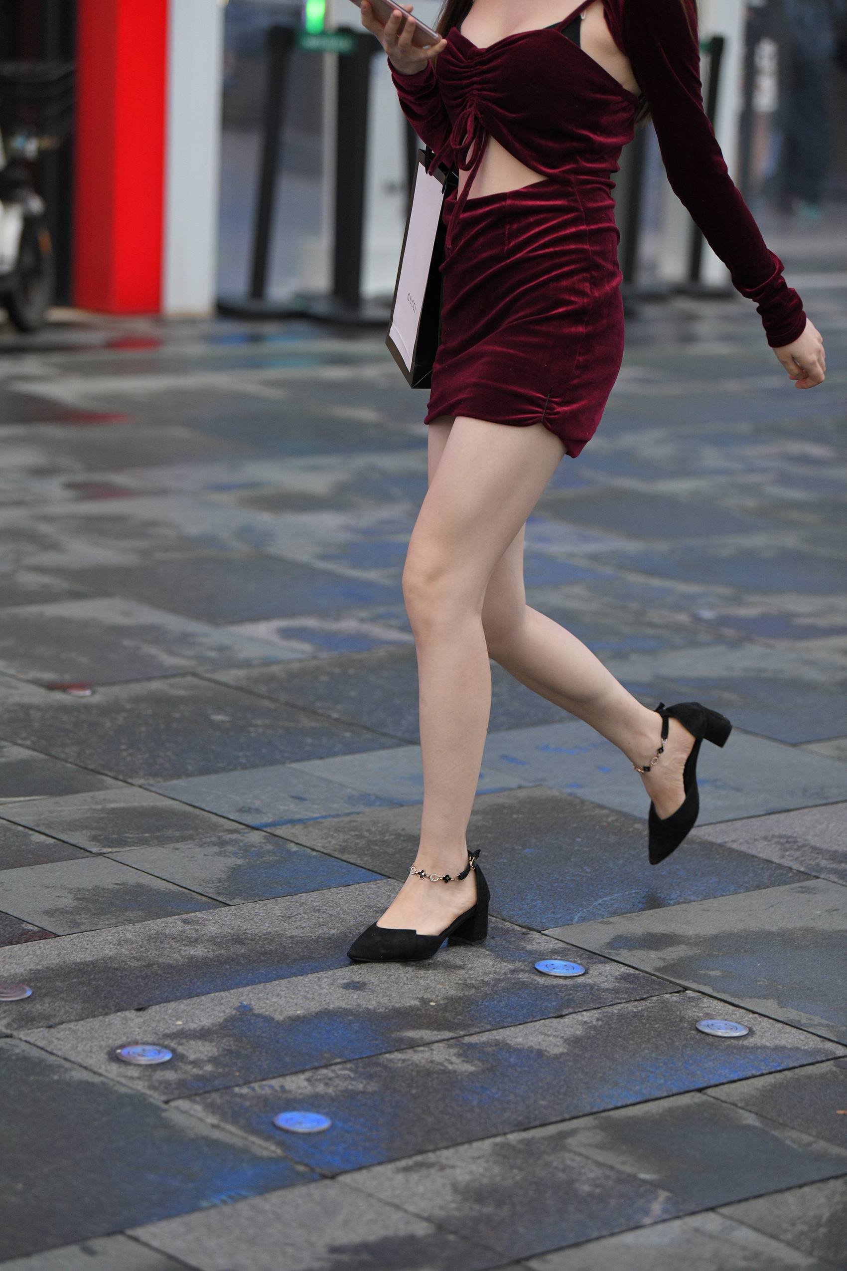 图片[2]-精选精选街拍作品 NO.1951 红裙美女[96P]-草丛看图