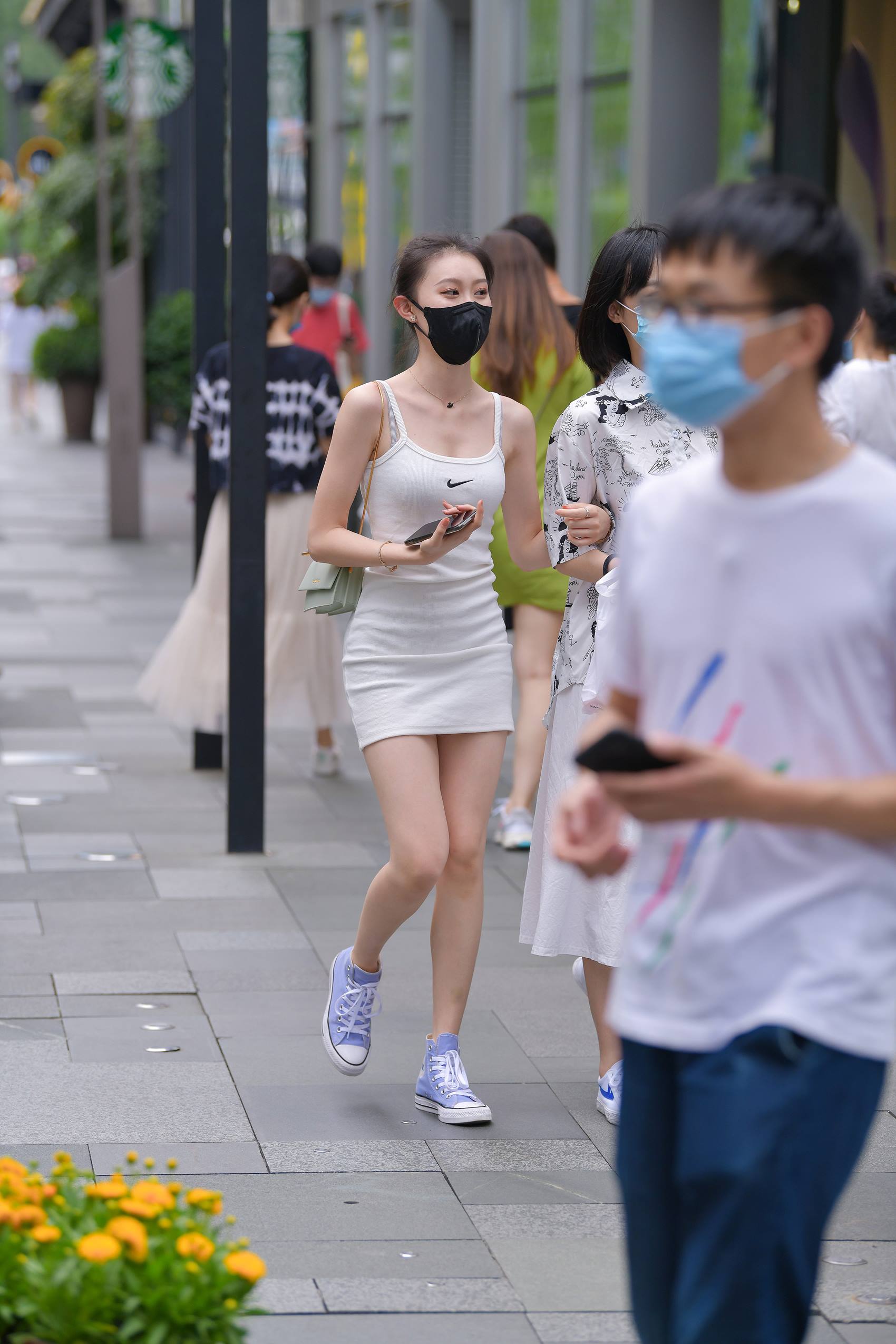 图片[5]-精选精选街拍作品 NO.1958 吊带包臀裙小解解[67P]-草丛看图