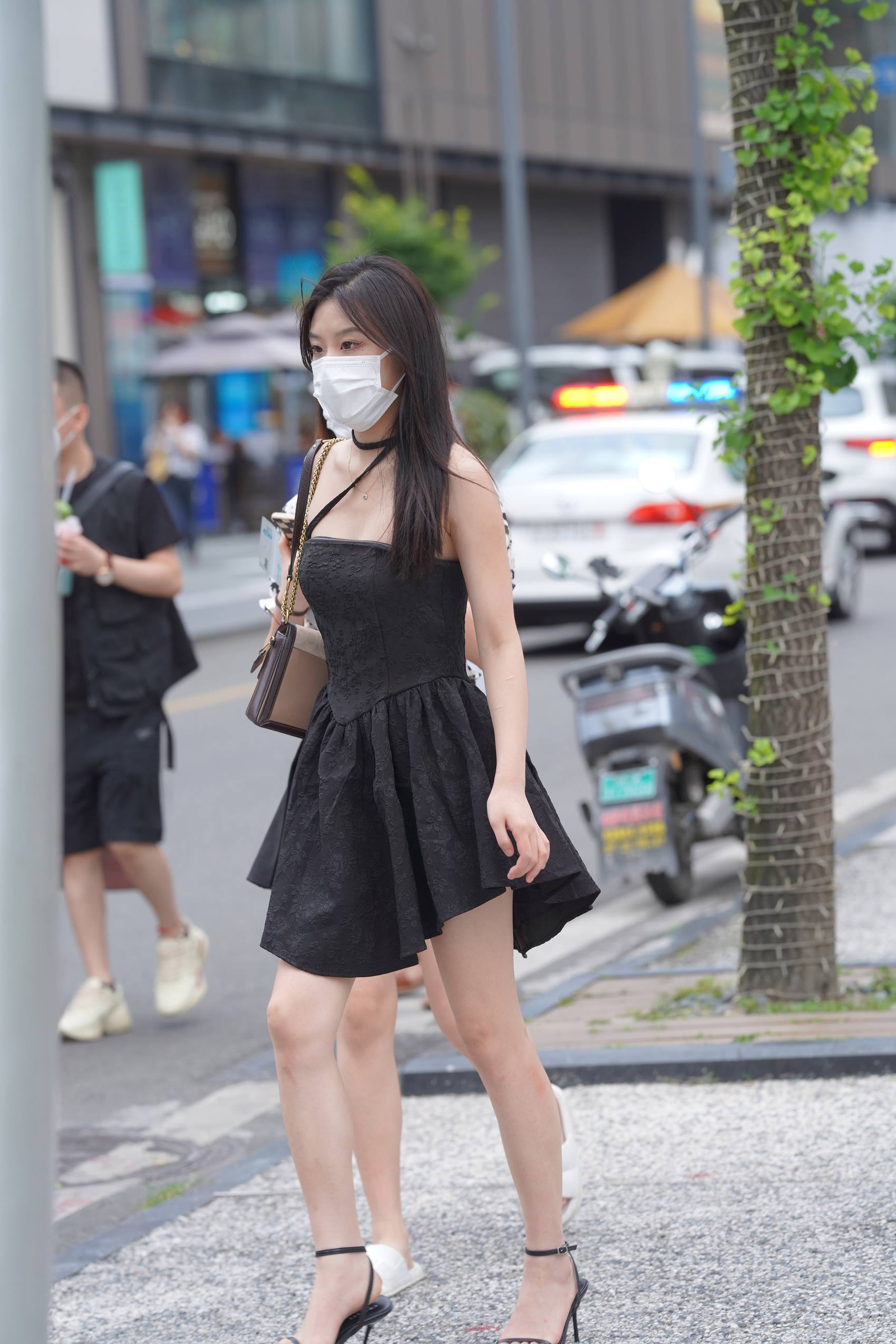 图片[2]-精选精选街拍作品 NO.1950 黑色提花美女[84P]-草丛看图