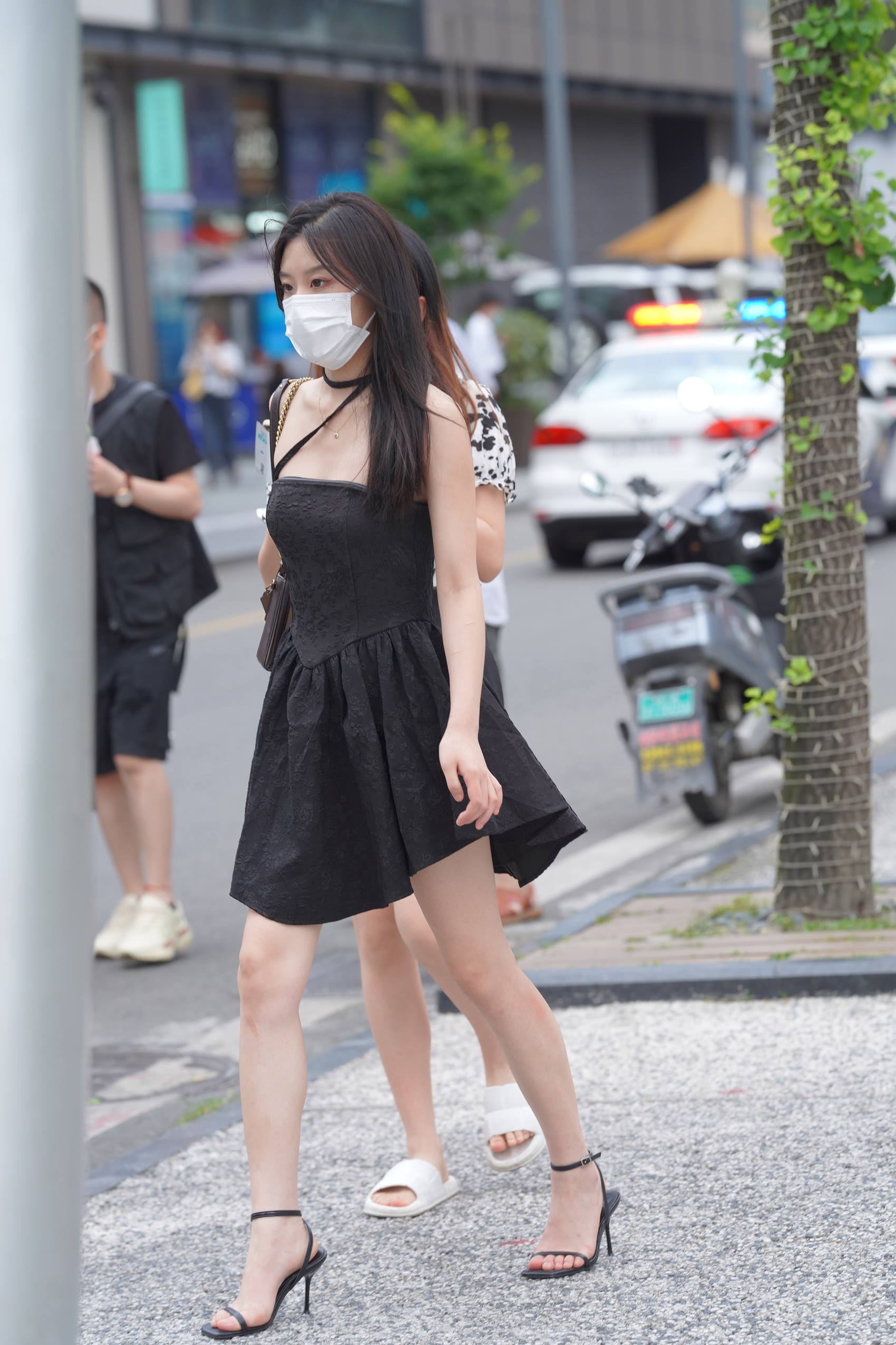 图片[3]-精选精选街拍作品 NO.1950 黑色提花美女[84P]-草丛看图