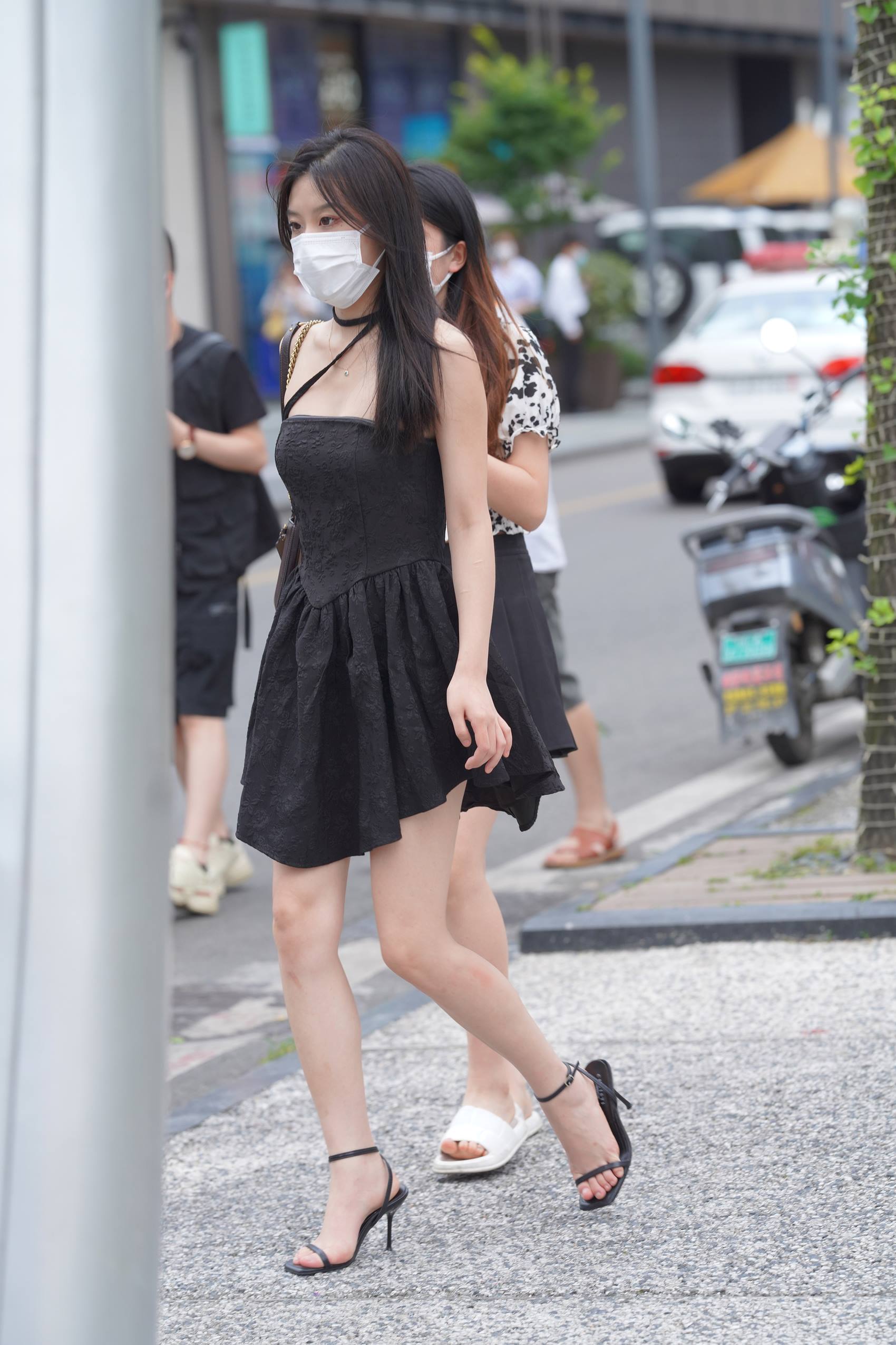 图片[4]-精选精选街拍作品 NO.1950 黑色提花美女[84P]-草丛看图