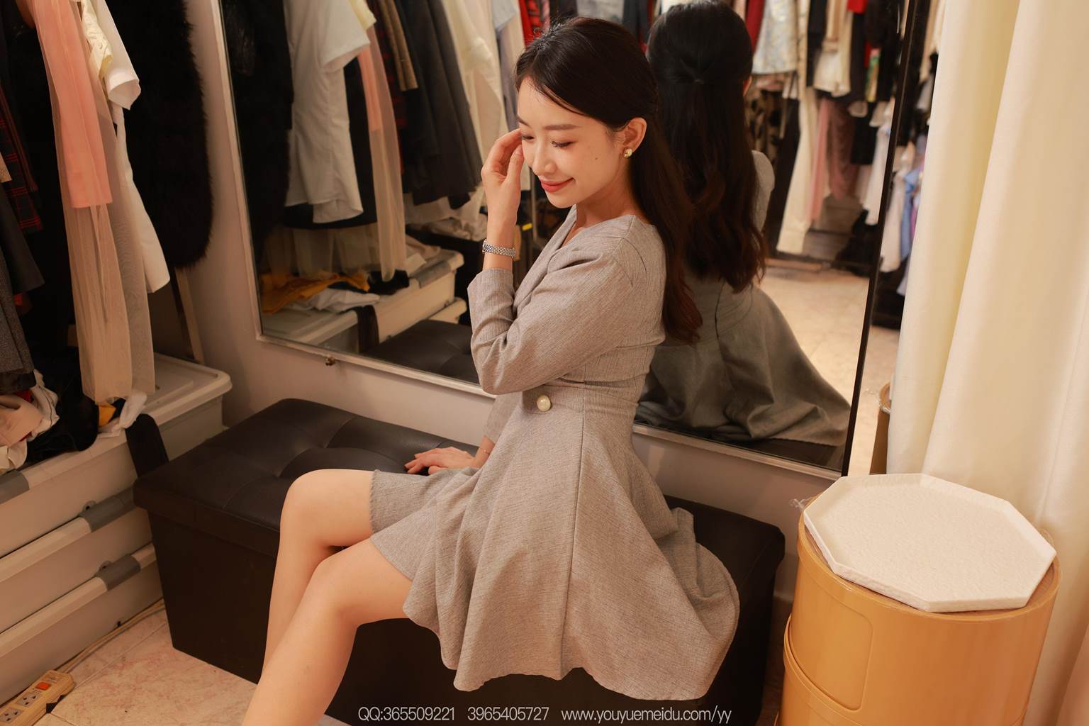 图片[4]-精选[IESS异思趣向] 2025.09.05 丝享家2150：小婕《私密衣橱》[90P]-草丛看图