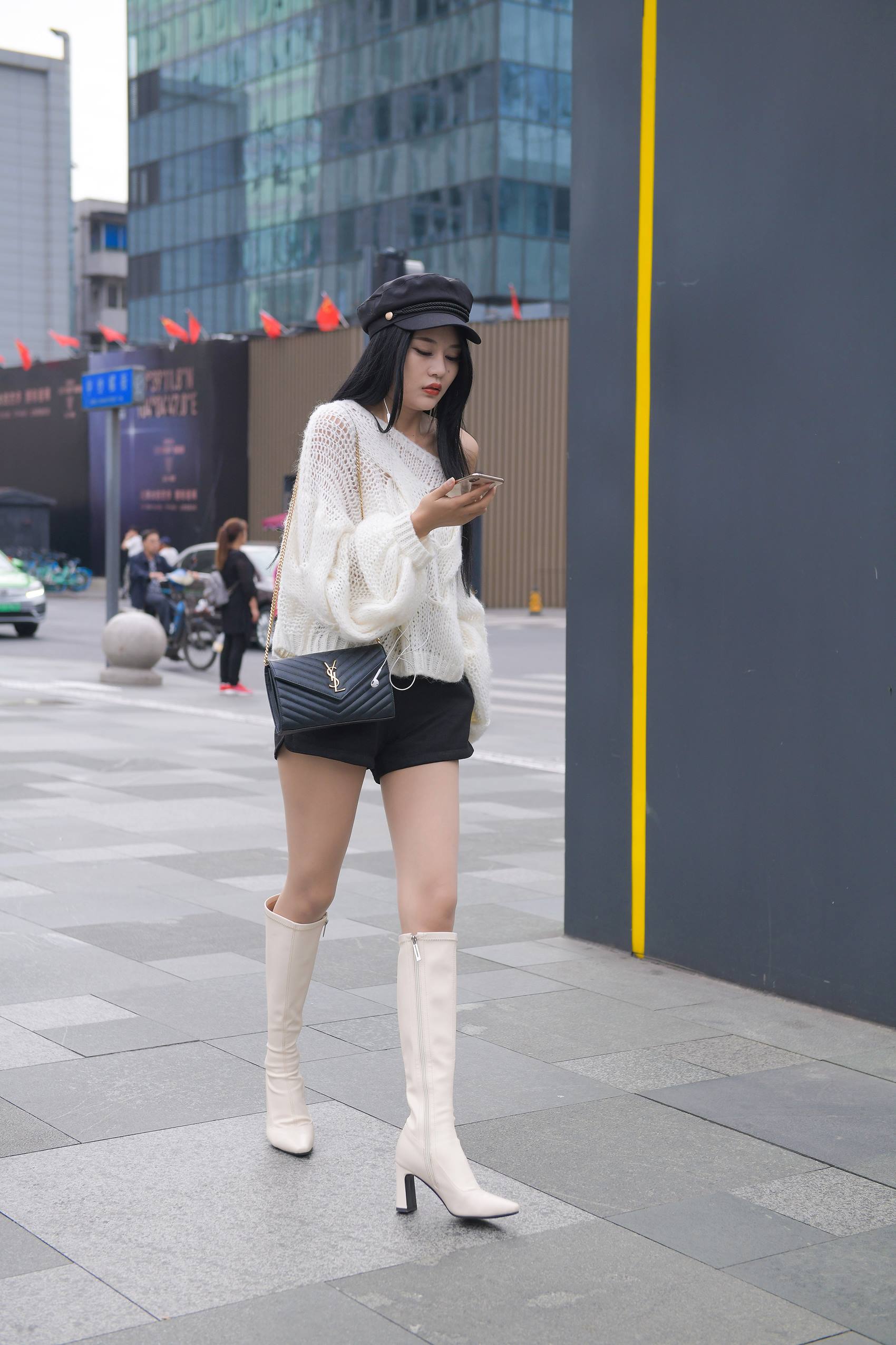 图片[3]-精选精选街拍作品 NO.1903 肉丝大长腿美女[54P]-草丛看图