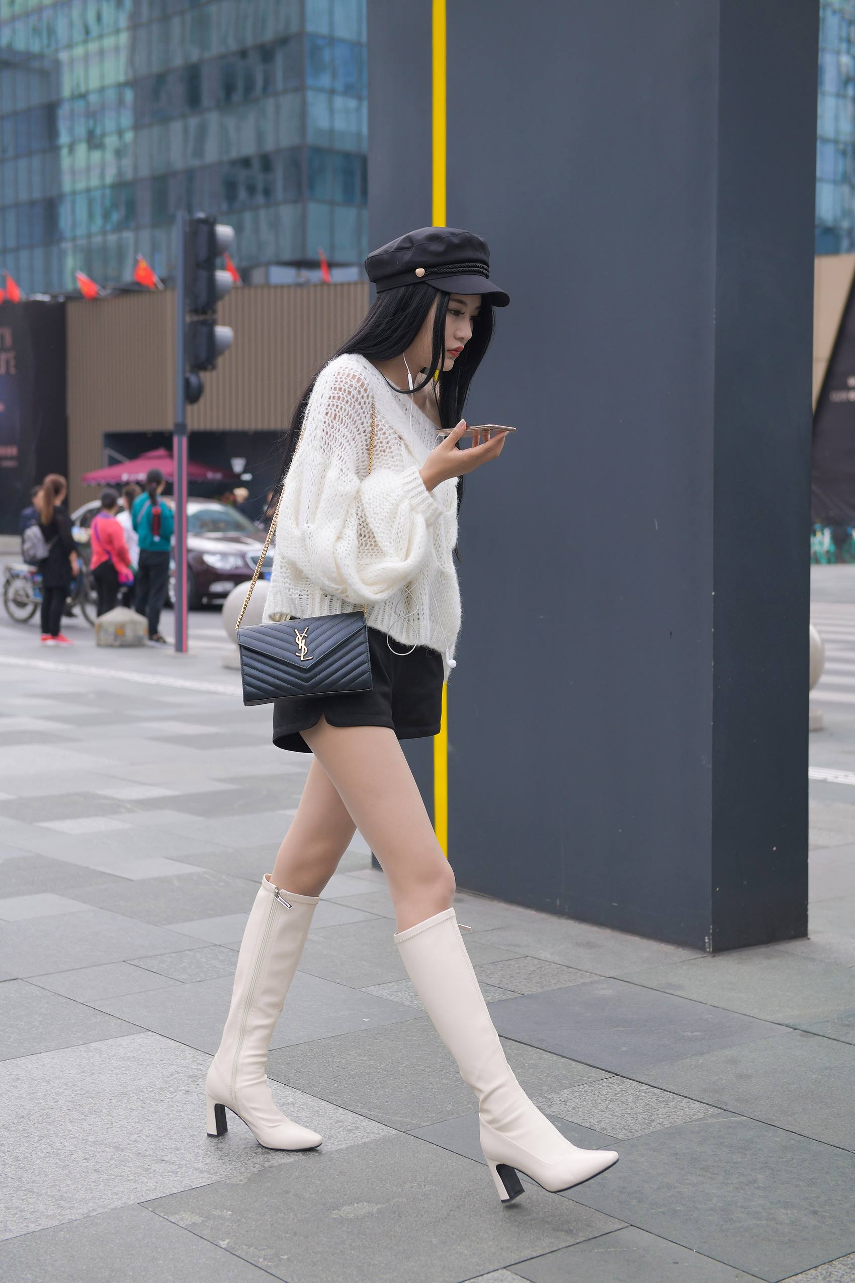 图片[6]-精选精选街拍作品 NO.1903 肉丝大长腿美女[54P]-草丛看图