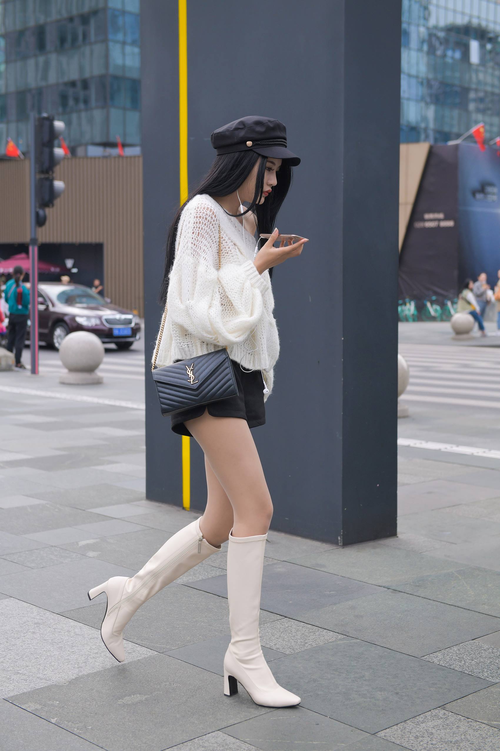 图片[7]-精选精选街拍作品 NO.1903 肉丝大长腿美女[54P]-草丛看图