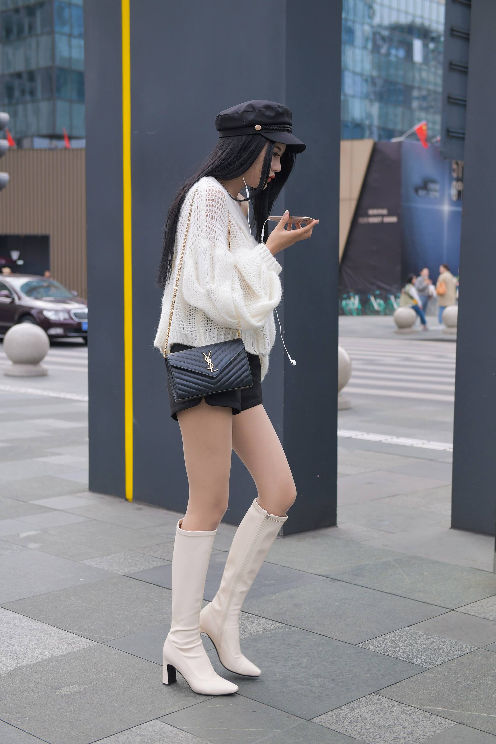 图片[8]-精选精选街拍作品 NO.1903 肉丝大长腿美女[54P]-草丛看图