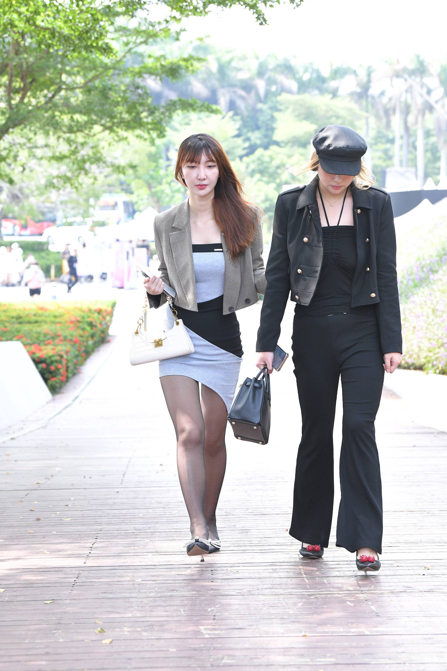 图片[7]-精选精选街拍作品 NO.1895 黑丝短裙凉拖[56P]-草丛看图