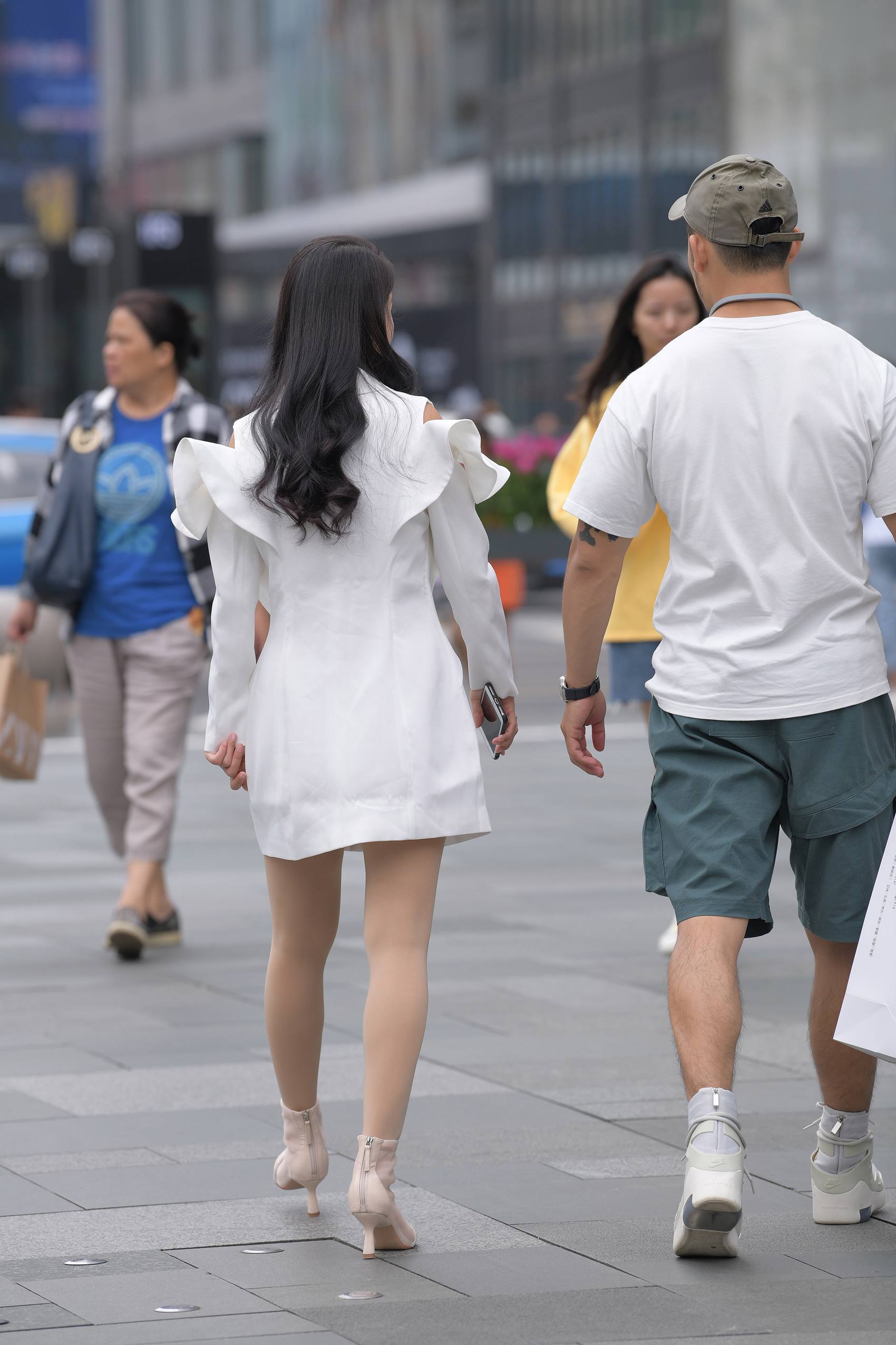 图片[7]-精选精选街拍作品 NO.1890 肉丝，高跟，女友[25P]-草丛看图