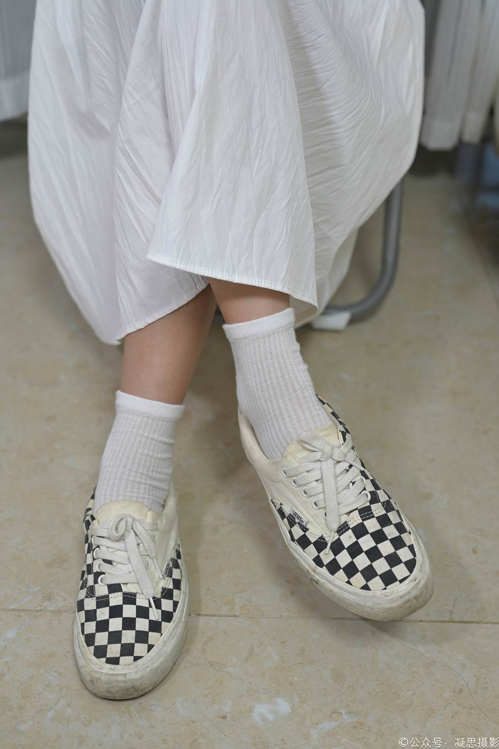 图片[3]-精选凝思摄影 NO.007 小睿-长裙、短白袜、平底鞋[133P]-草丛看图