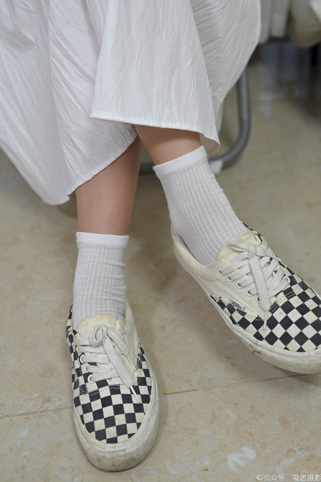 图片[4]-精选凝思摄影 NO.007 小睿-长裙、短白袜、平底鞋[133P]-草丛看图