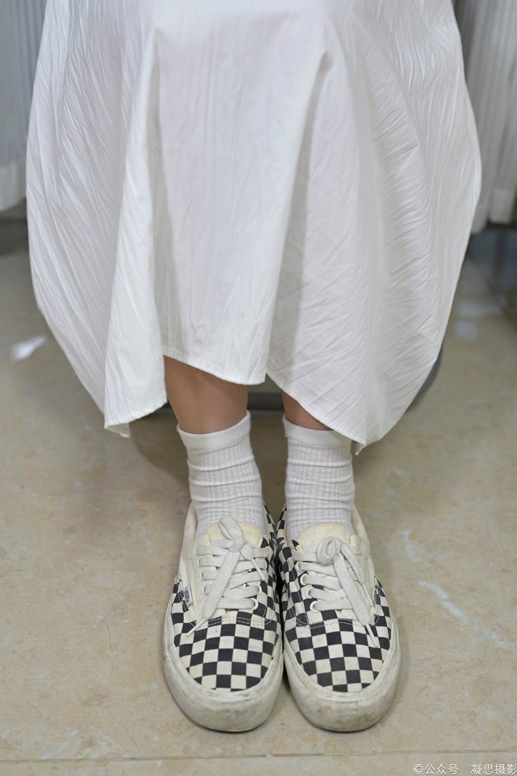 图片[5]-精选凝思摄影 NO.007 小睿-长裙、短白袜、平底鞋[133P]-草丛看图