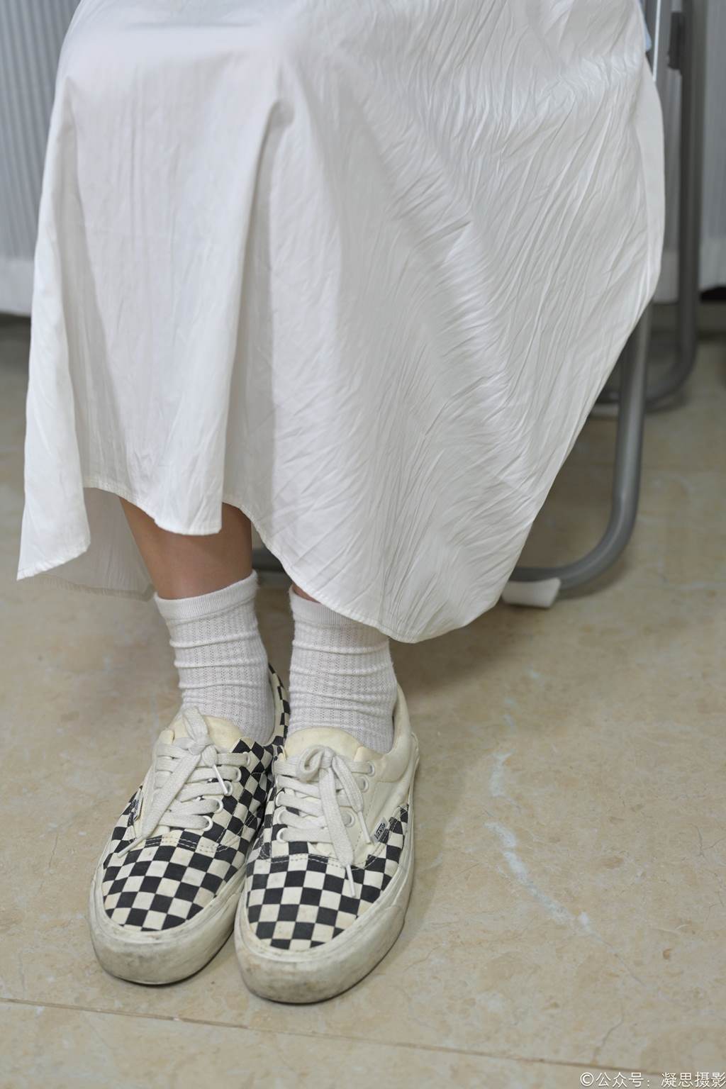 图片[7]-精选凝思摄影 NO.007 小睿-长裙、短白袜、平底鞋[133P]-草丛看图