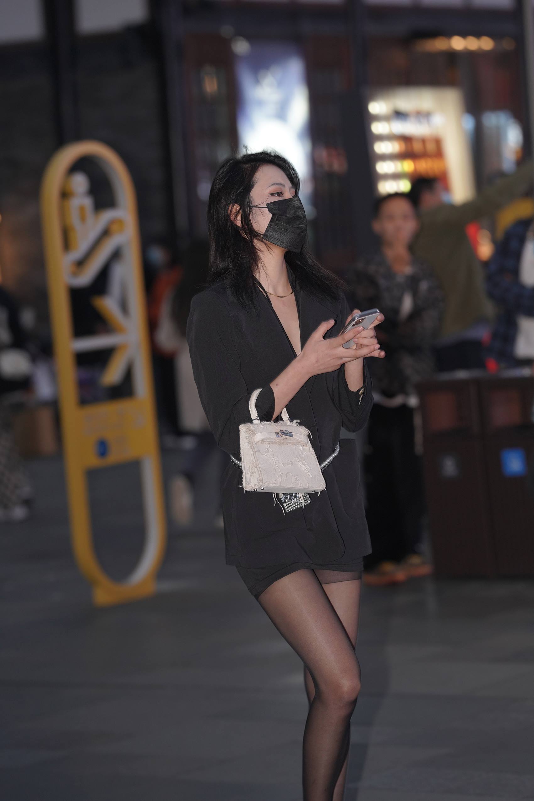 图片[8]-精选精选街拍作品 NO.1949 黑色套装[64P]-草丛看图