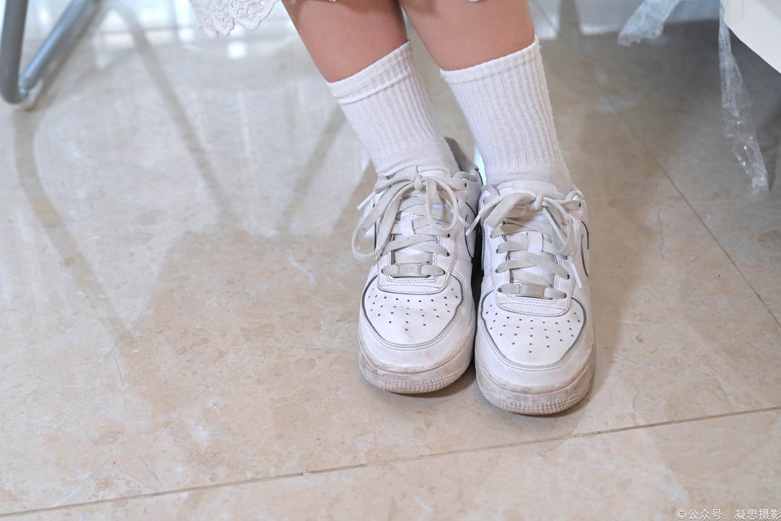 图片[4]-精选凝思摄影 NO.005 琦琦-连衣裙、短白袜、平底鞋[134P]-草丛看图