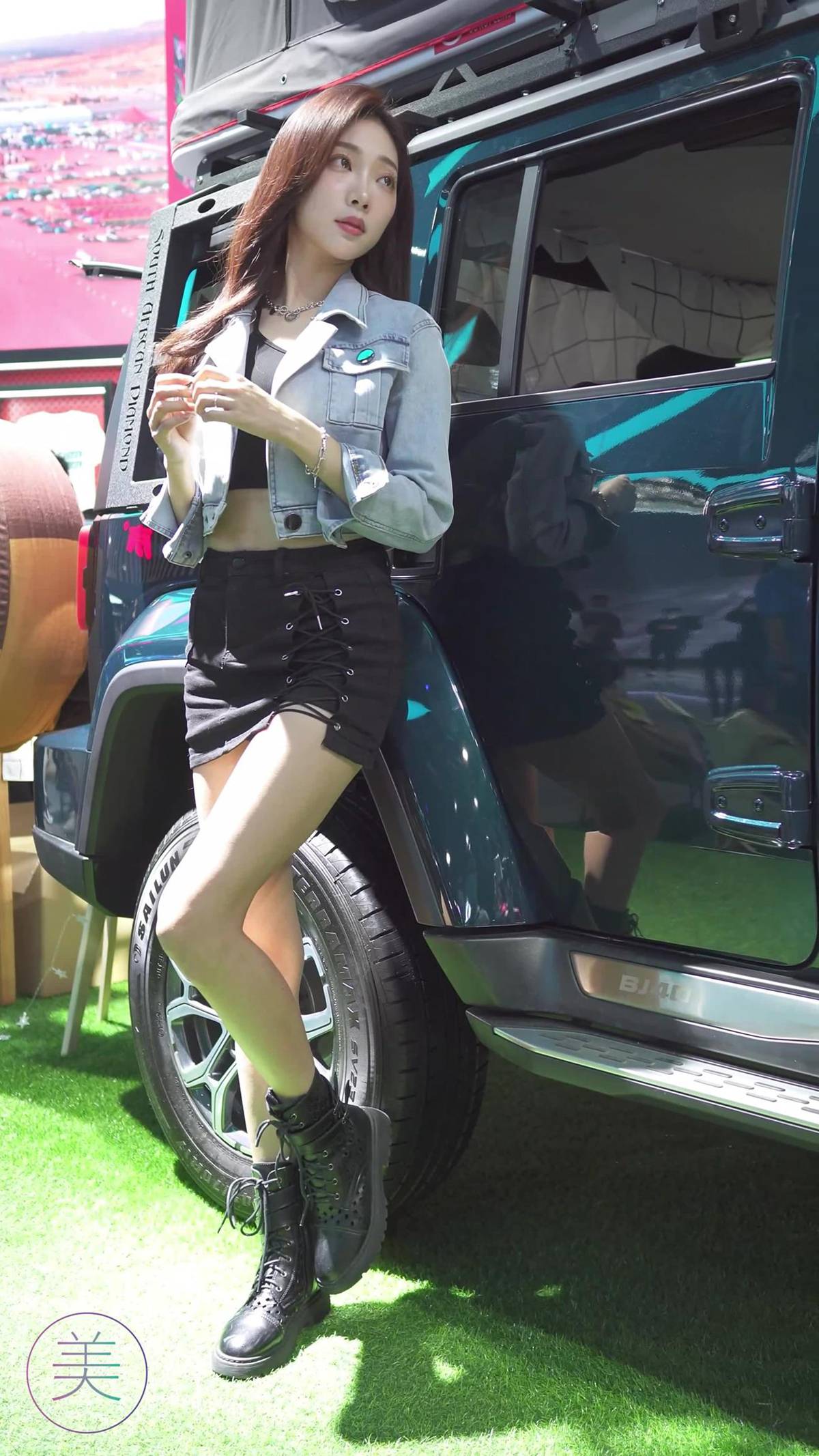 图片[3]-精选NO.0213 2021 广州车展 Racing Model 北汽车模04[20P]-草丛看图