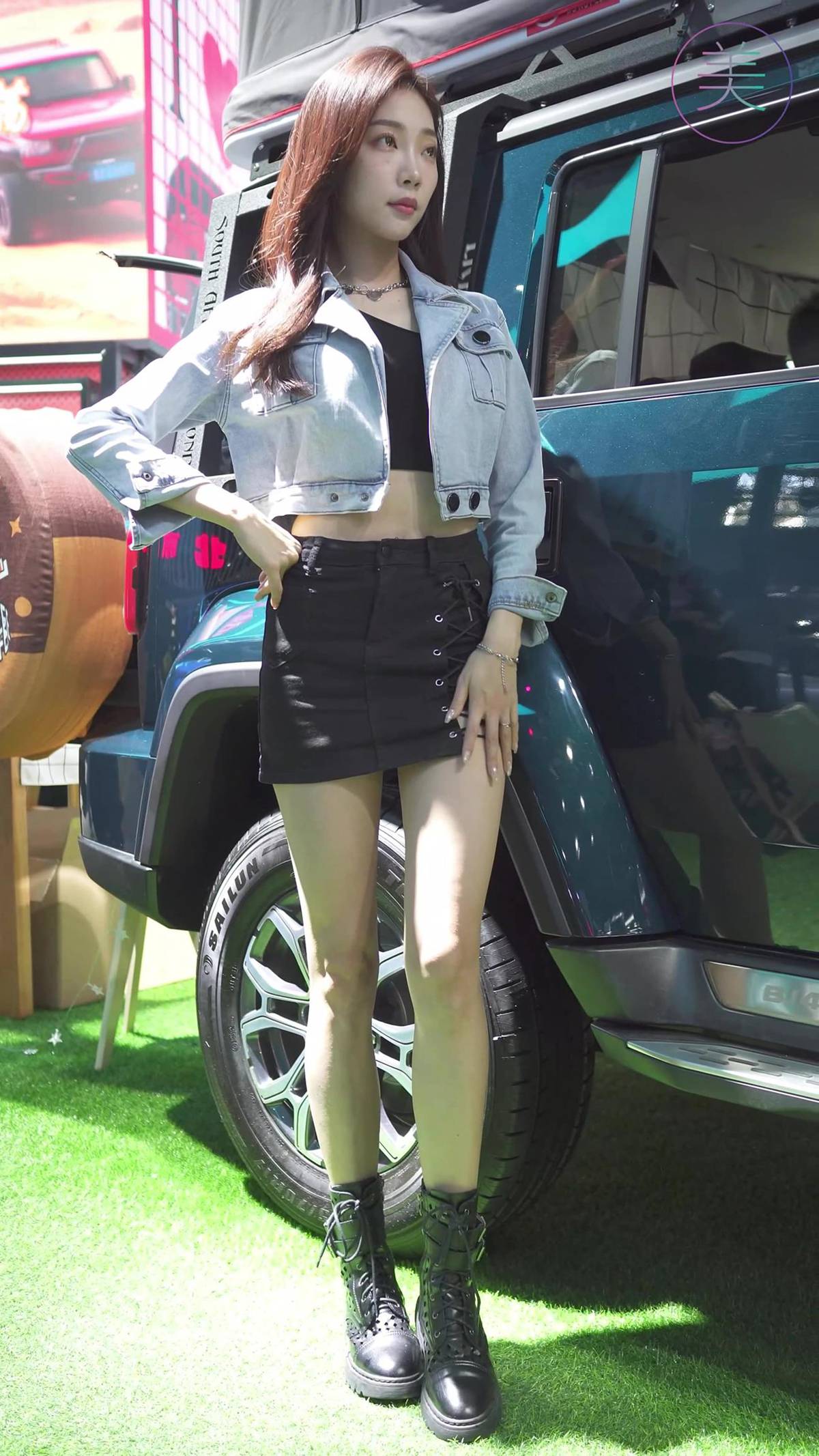 图片[5]-精选NO.0213 2021 广州车展 Racing Model 北汽车模04[20P]-草丛看图