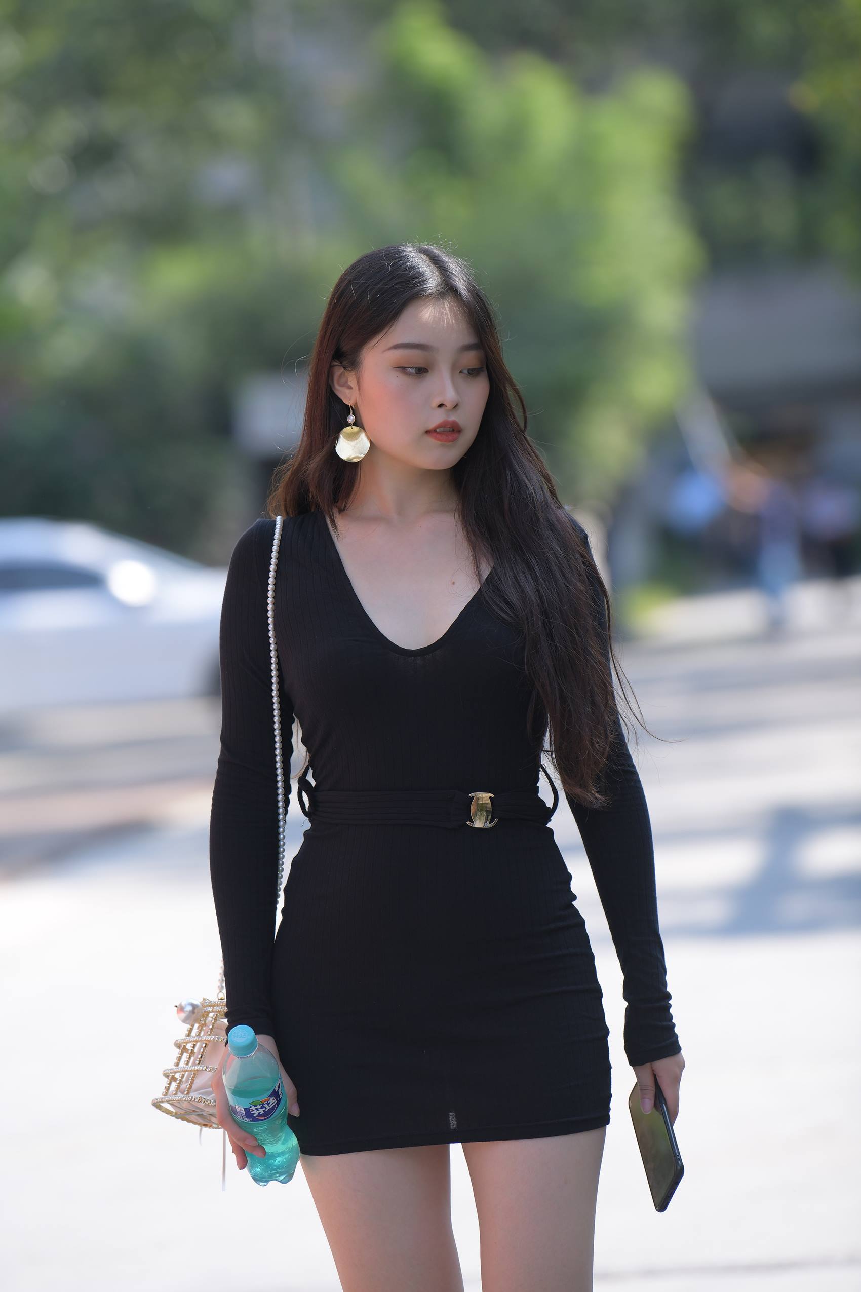 图片[2]-精选精选街拍作品 NO.1843 一始街拍作品 – 黑色仅身裙美女[64P]-草丛看图