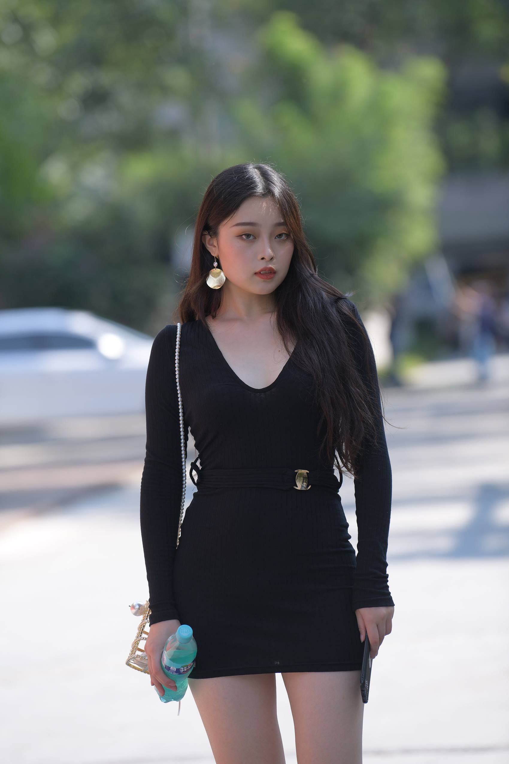 图片[3]-精选精选街拍作品 NO.1843 一始街拍作品 – 黑色仅身裙美女[64P]-草丛看图