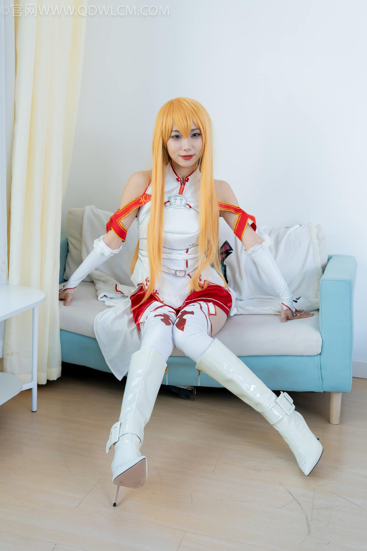 图片[1]-精选勿恋传媒 NO.2340 泡泡-cos亚丝娜、长靴、袜套、薄肉丝[116P]-草丛看图