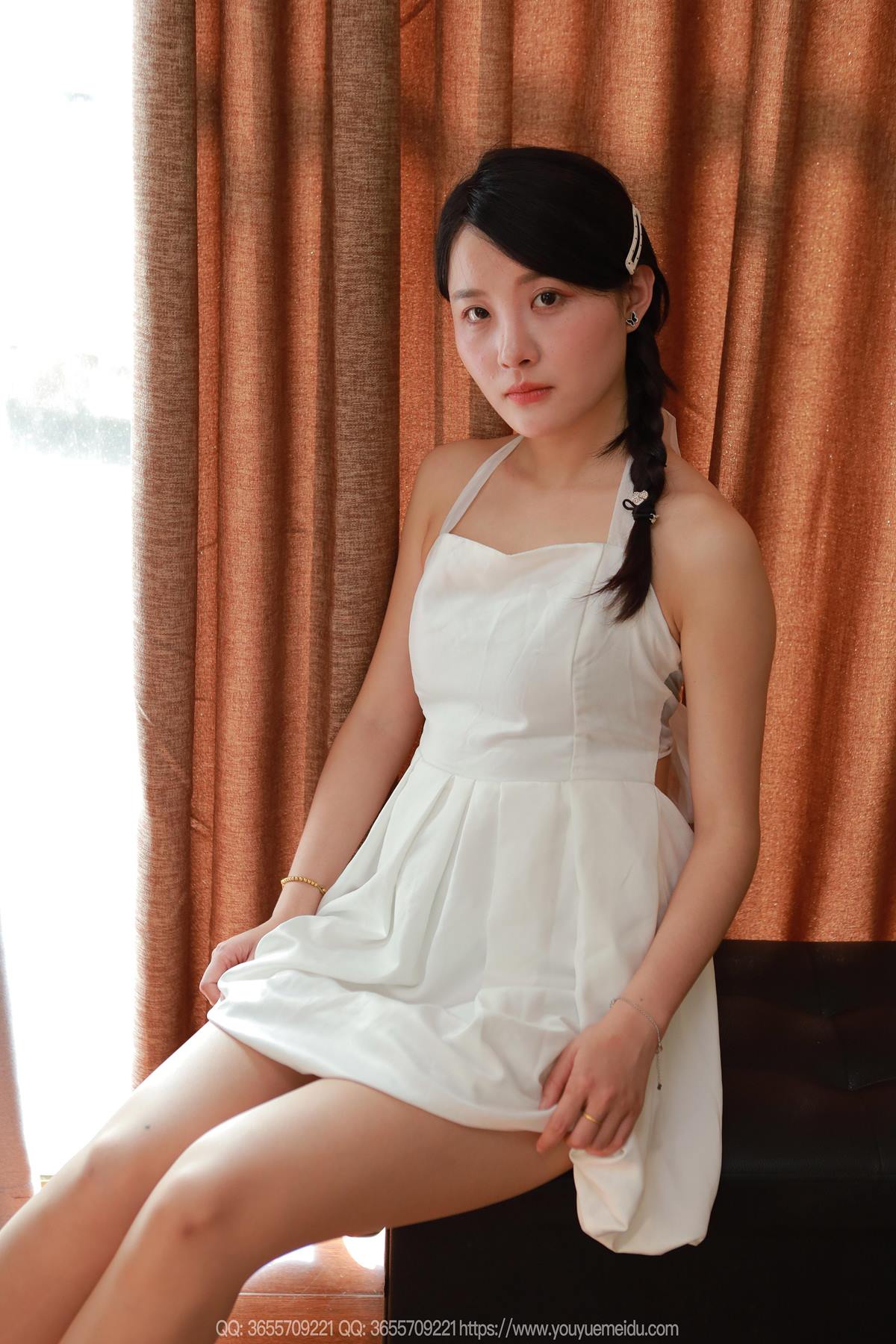 图片[2]-精选[IESS异思趣向] 2025.05.28 丝享家2065：婉萍《白色梦露》[90P]-草丛看图