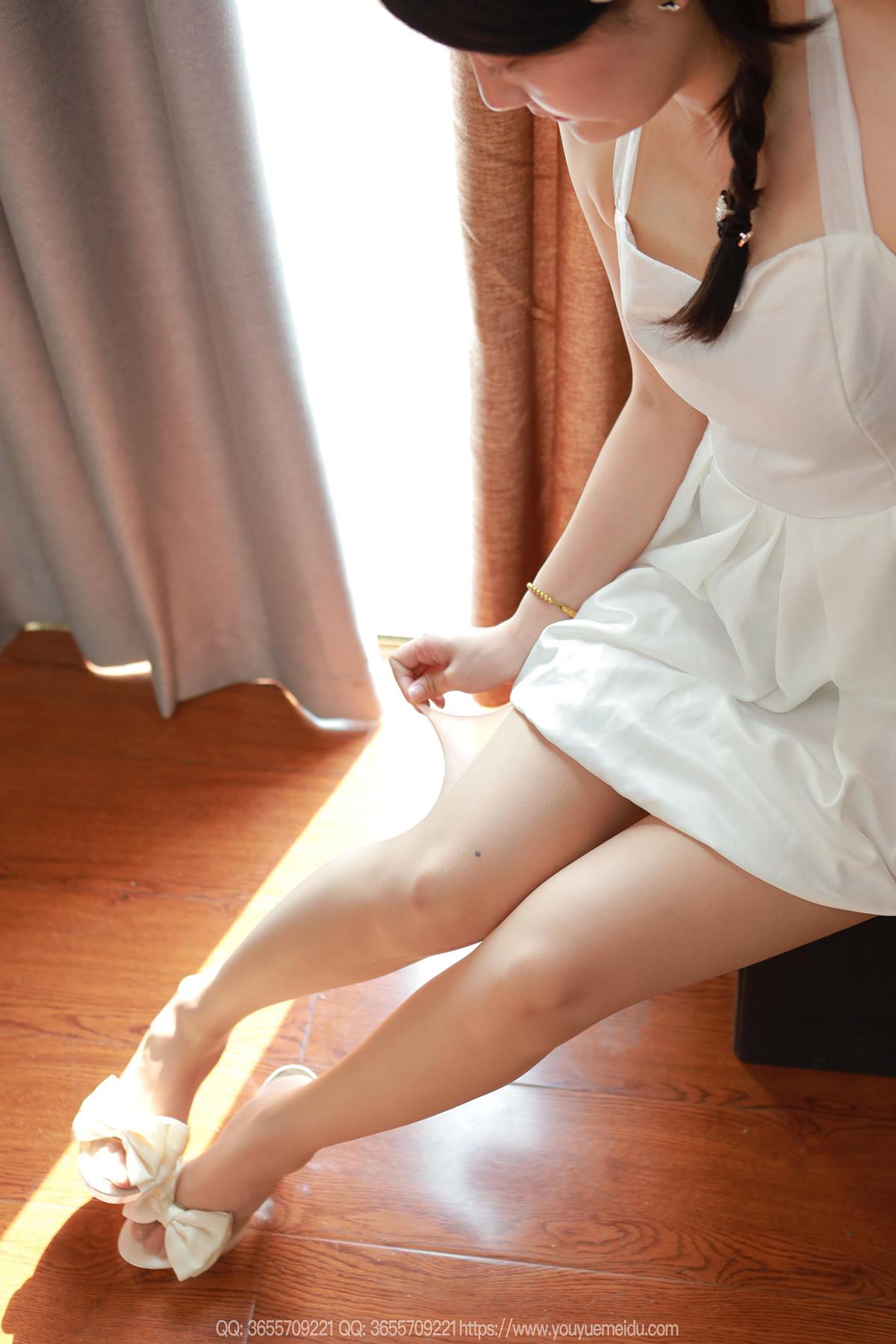 图片[6]-精选[IESS异思趣向] 2025.05.28 丝享家2065：婉萍《白色梦露》[90P]-草丛看图