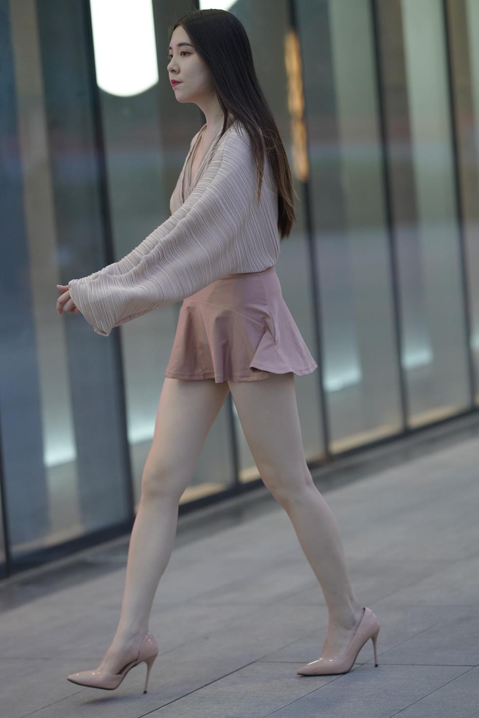 图片[1]-魔镜街拍 NO.167 可爱的粉色短裙小解解[96P]-草丛看图