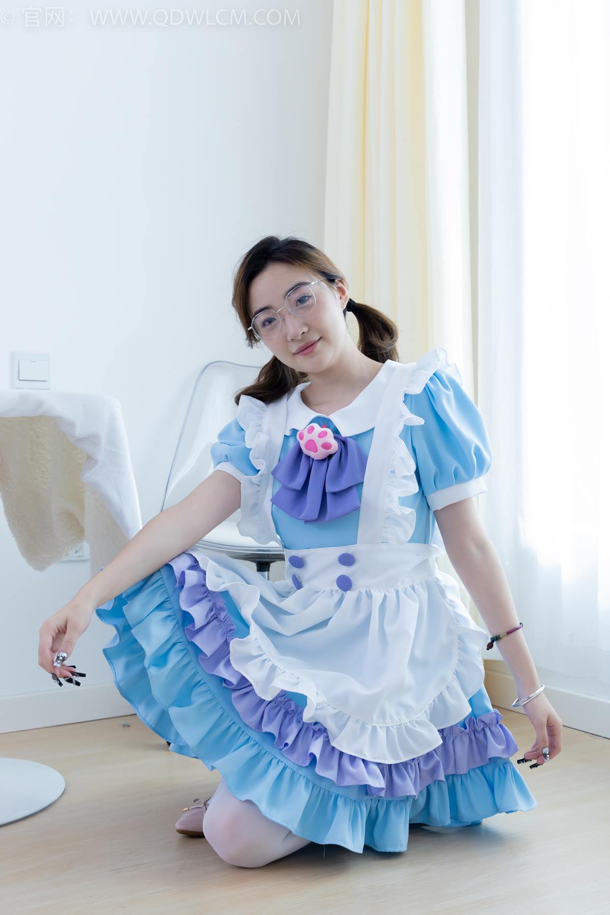 图片[2]-精选勿恋传媒 NO.2359 恬恬-女仆装、平底鞋、厚白丝、老头乐挠脚剧情[125P]-草丛看图