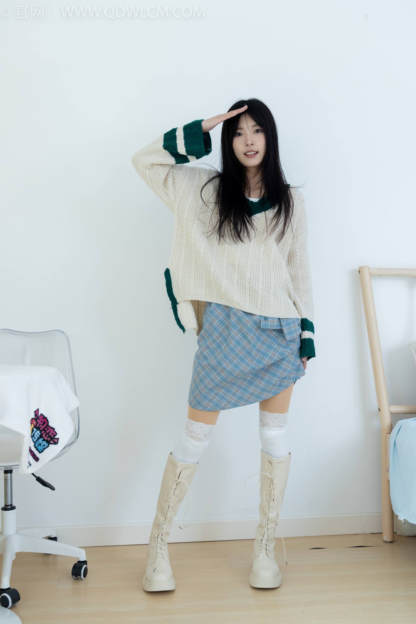 图片[3]-精选勿恋传媒 NO.2312 茯苓-长靴、过膝白棉袜、厚肉丝[136P]-草丛看图