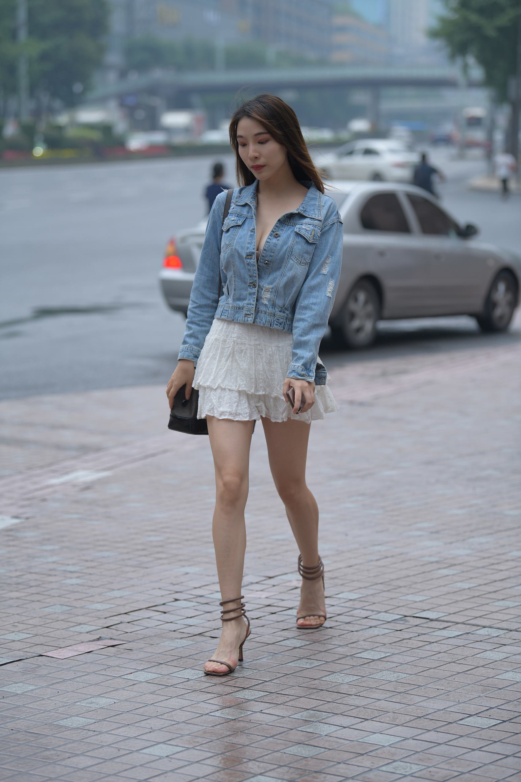 图片[6]-精选精选街拍作品 NO.1797 一始街拍作品 – 白色短裙美女[92P]-草丛看图