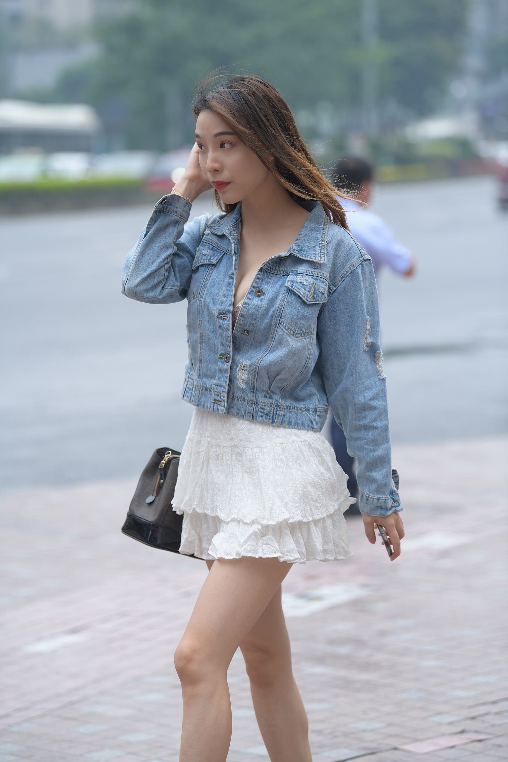 图片[8]-精选精选街拍作品 NO.1797 一始街拍作品 – 白色短裙美女[92P]-草丛看图