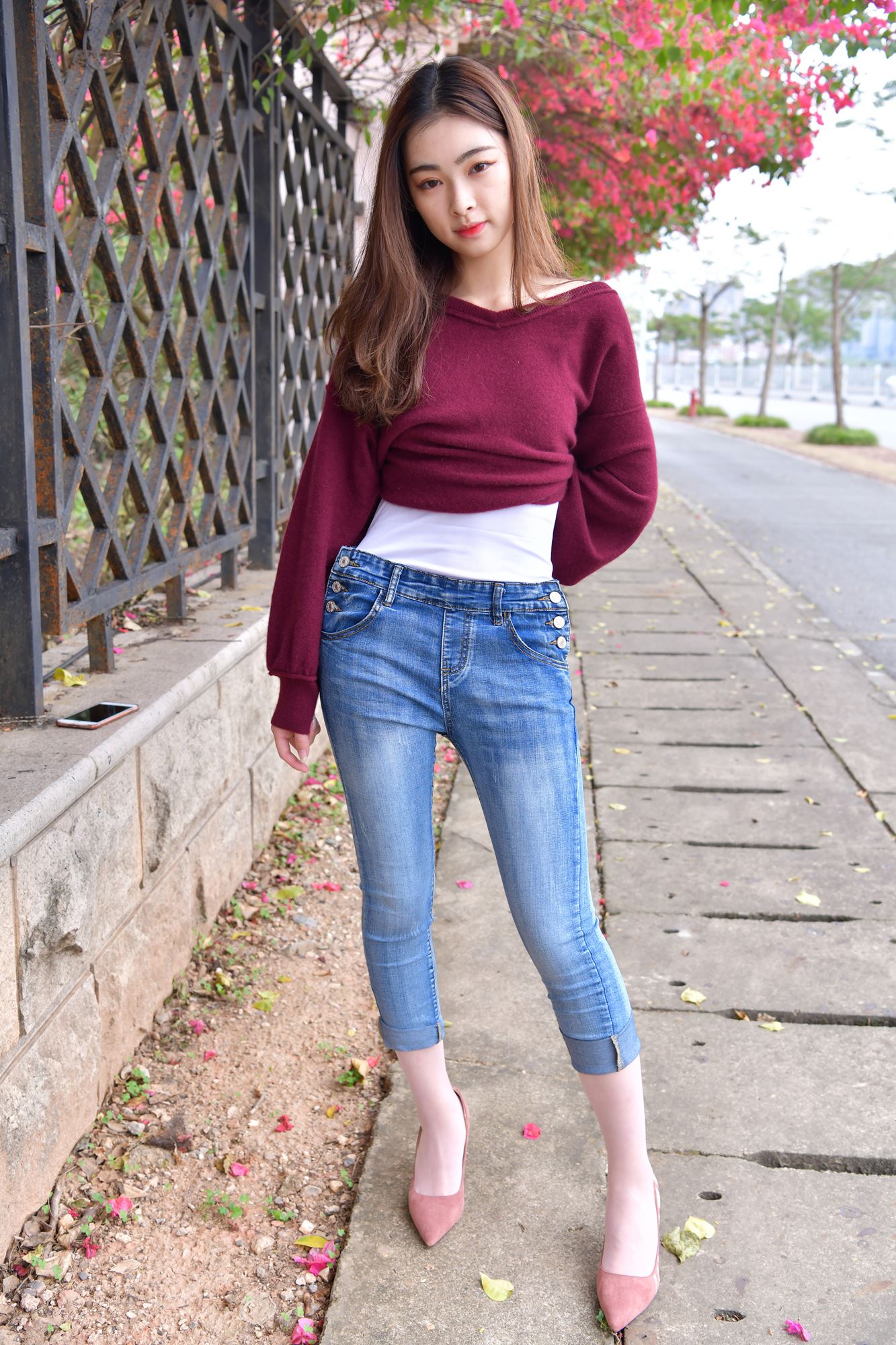 图片[3]-精选精选街拍作品 1618 小海街拍作品 – 穿了，偷偷给你看一眼，看到了吗[88P]-草丛看图