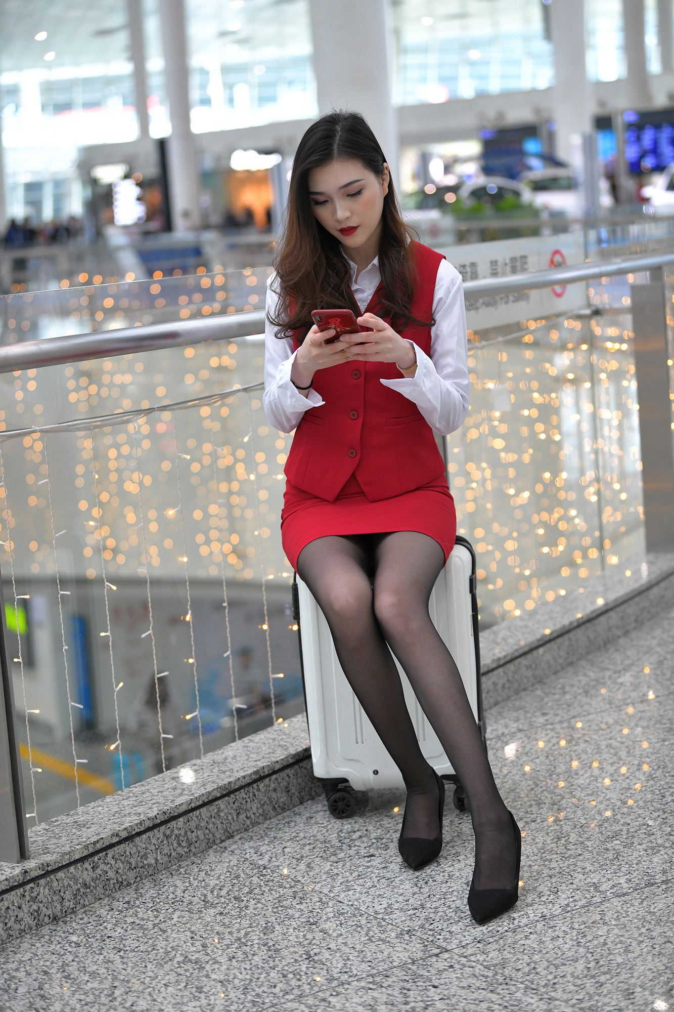 图片[1]-精选精选街拍作品 1635 摄神街拍作品 – 空姐的午休 黑丝篇[80P]-草丛看图