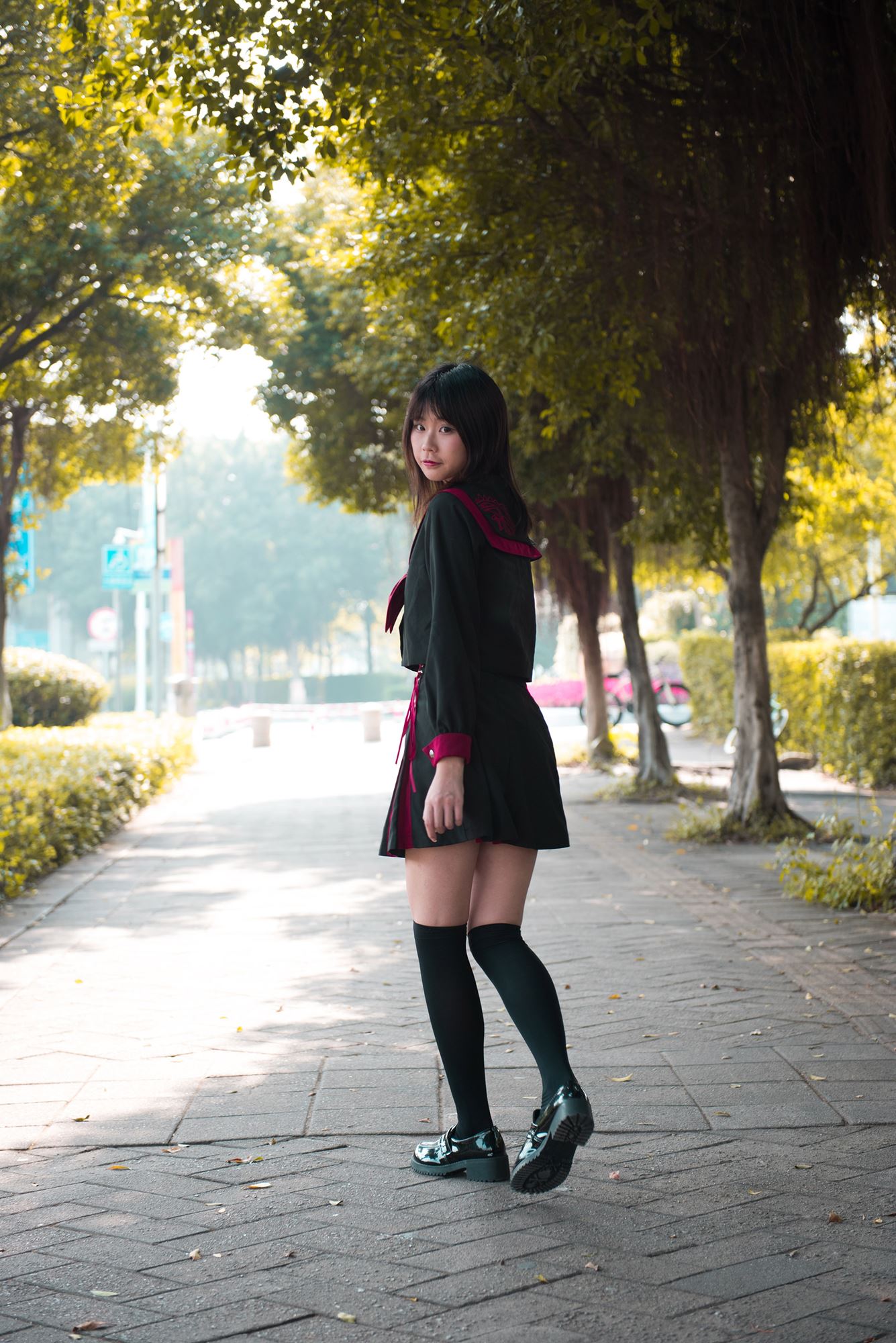 图片[2]-精选精选街拍作品 NO.1699 小透明DK街拍作品 – 活力美术生JK美少女[100P]-草丛看图