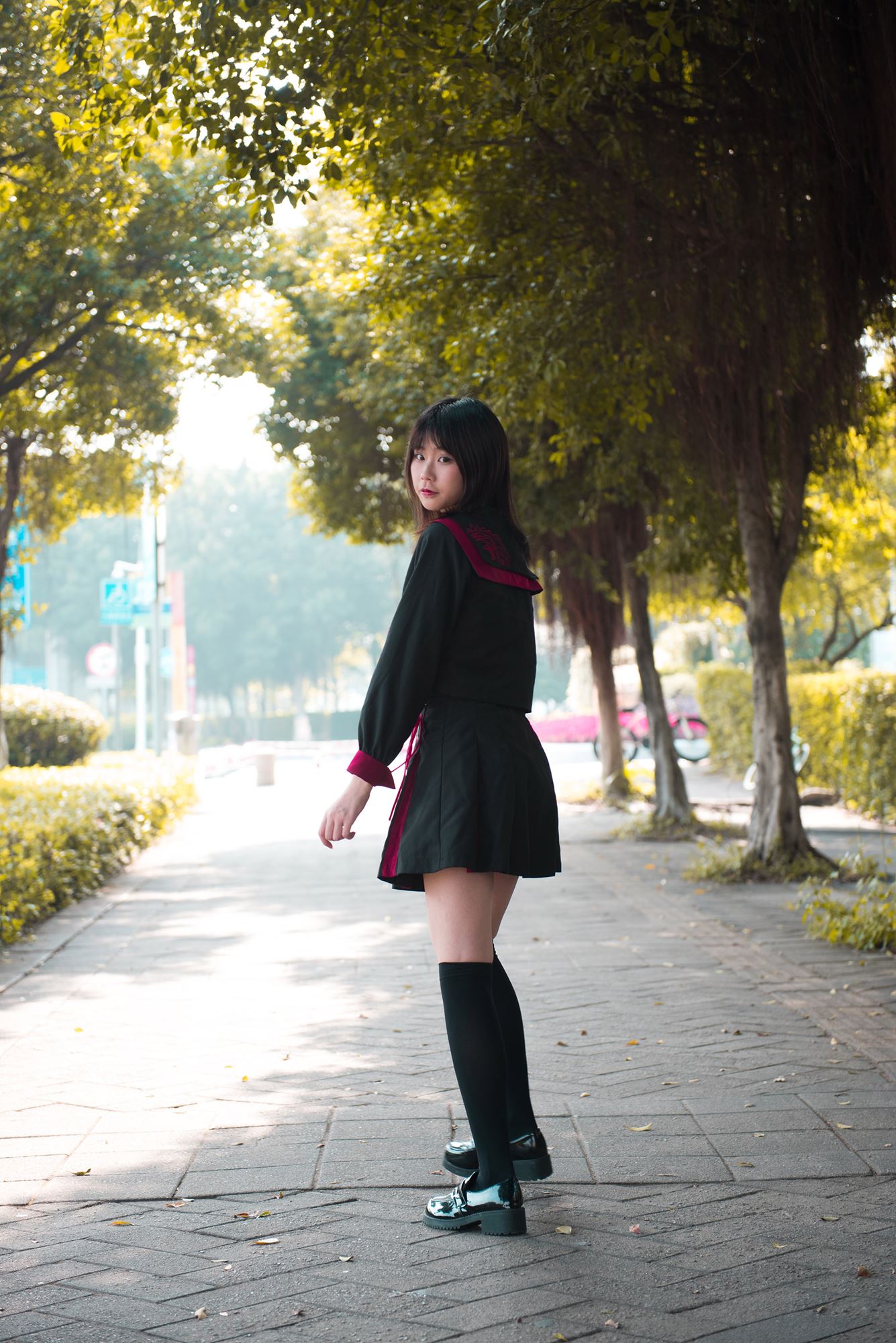 图片[3]-精选精选街拍作品 NO.1699 小透明DK街拍作品 – 活力美术生JK美少女[100P]-草丛看图