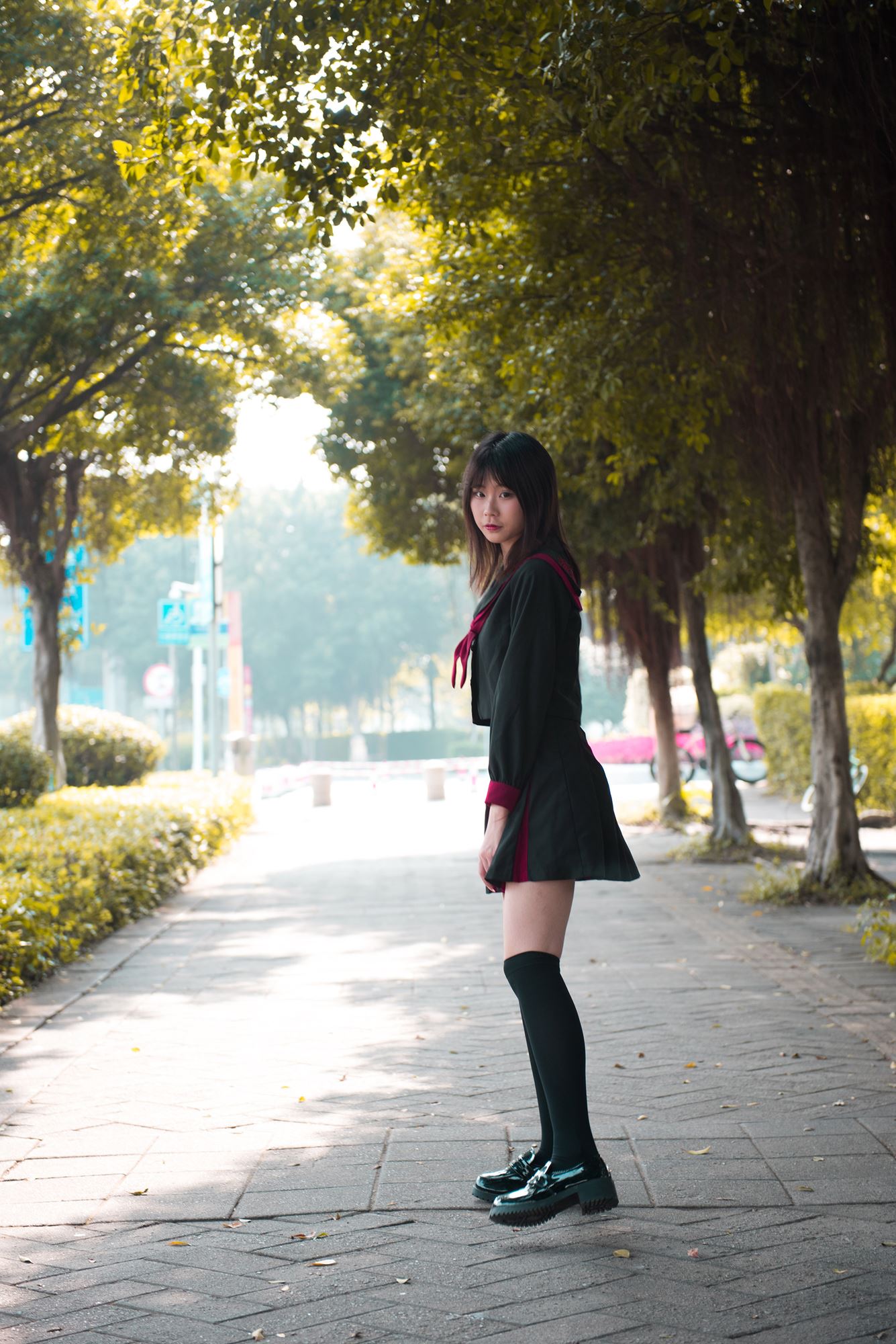 图片[4]-精选精选街拍作品 NO.1699 小透明DK街拍作品 – 活力美术生JK美少女[100P]-草丛看图