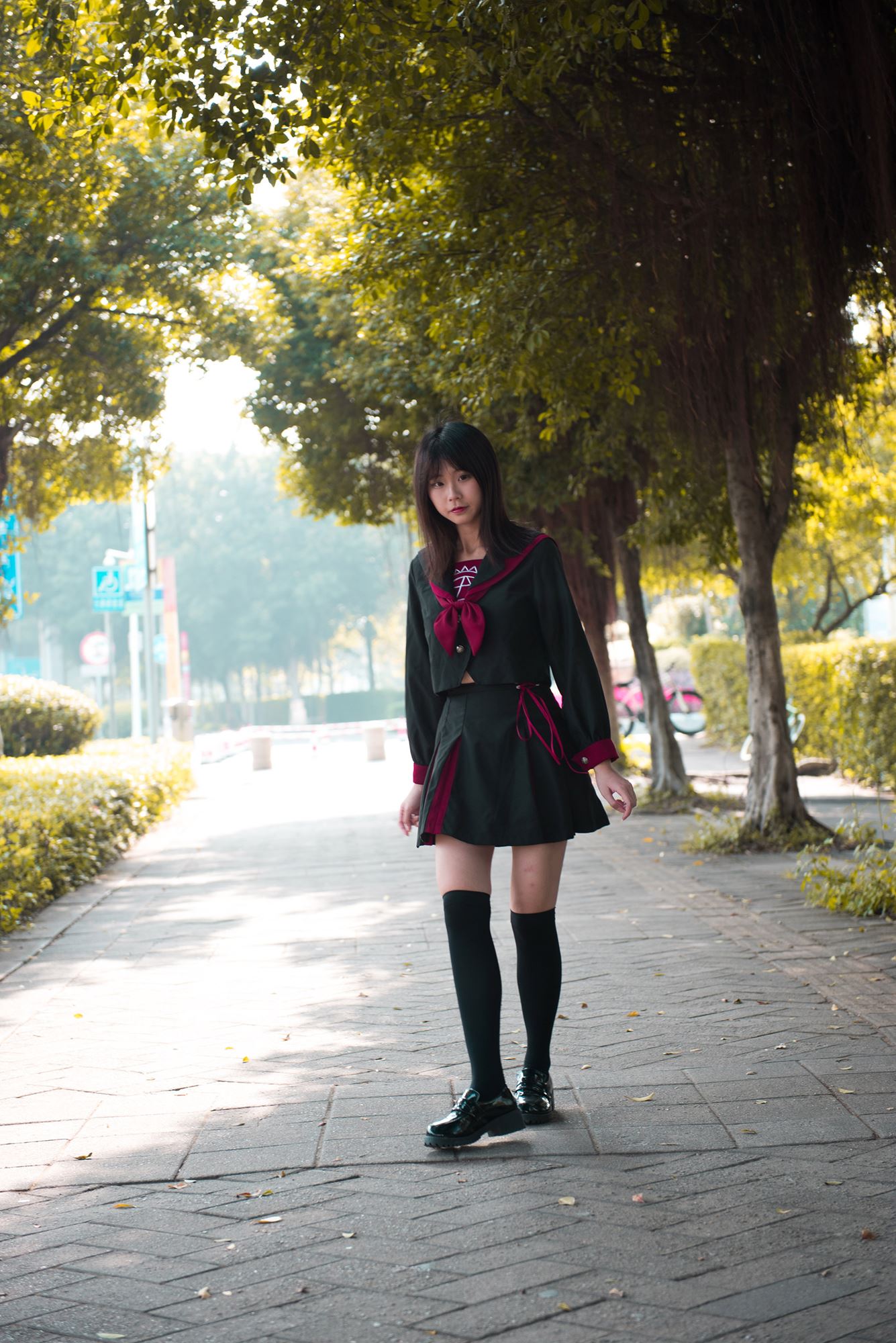 图片[5]-精选精选街拍作品 NO.1699 小透明DK街拍作品 – 活力美术生JK美少女[100P]-草丛看图