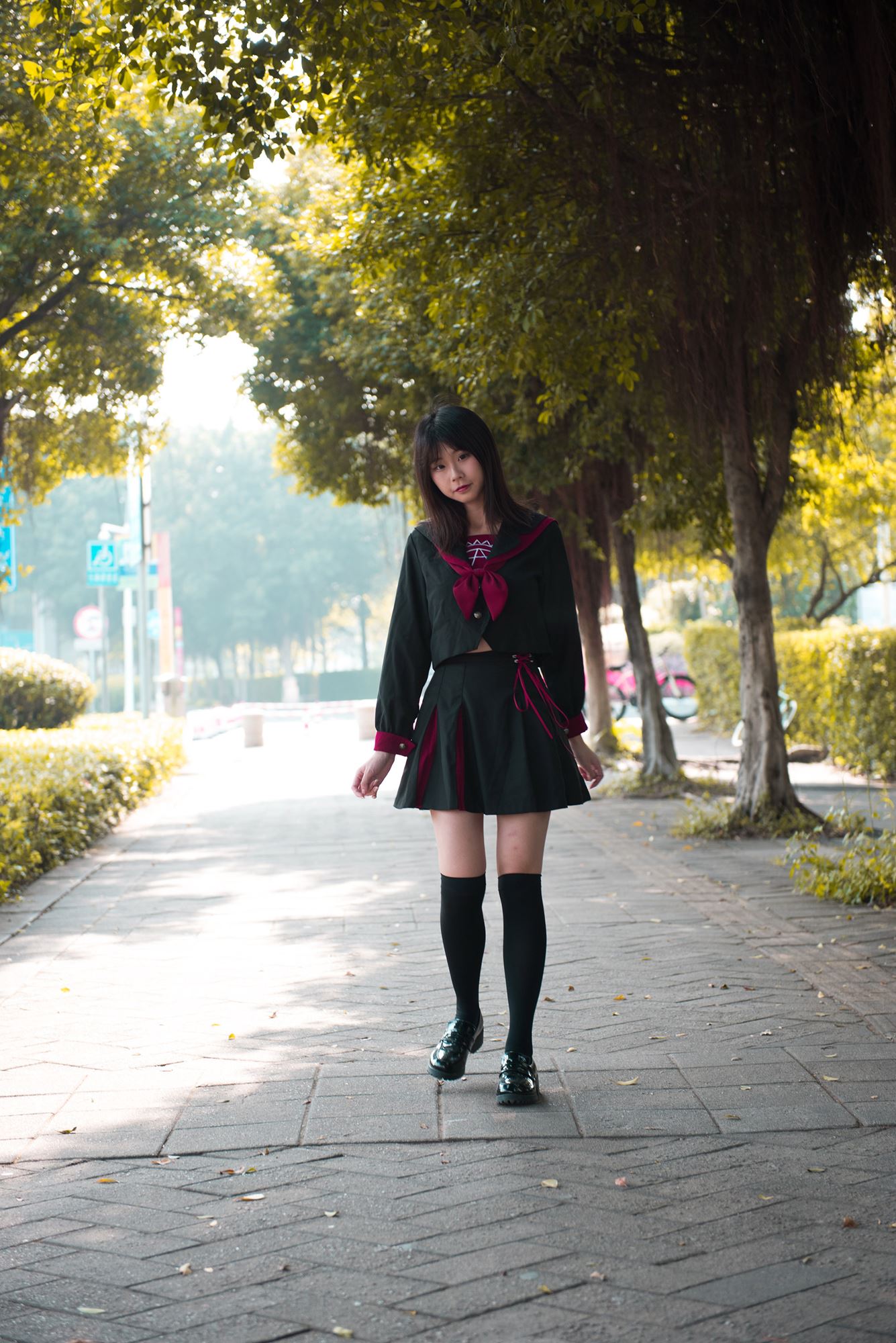 图片[6]-精选精选街拍作品 NO.1699 小透明DK街拍作品 – 活力美术生JK美少女[100P]-草丛看图