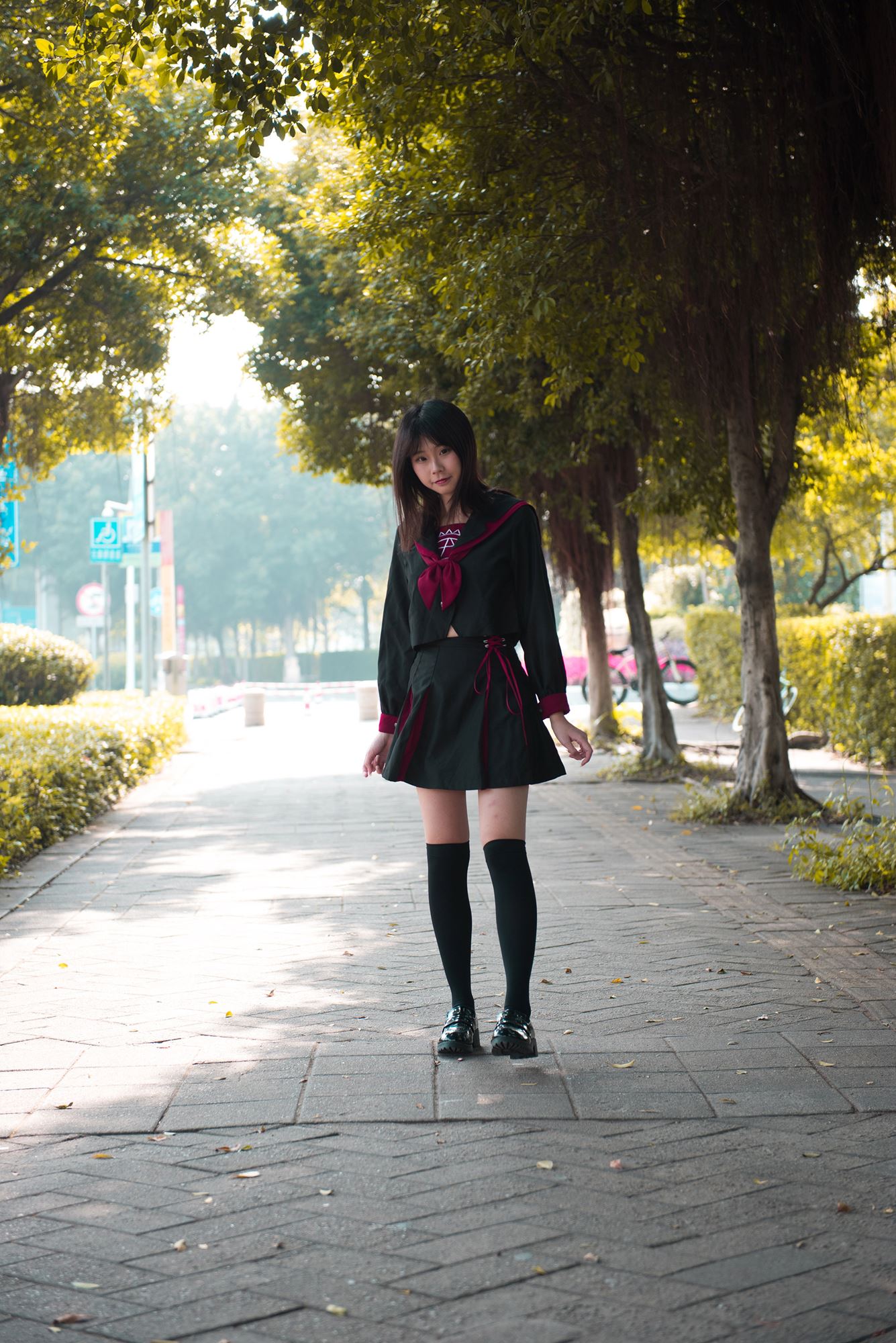 图片[7]-精选精选街拍作品 NO.1699 小透明DK街拍作品 – 活力美术生JK美少女[100P]-草丛看图