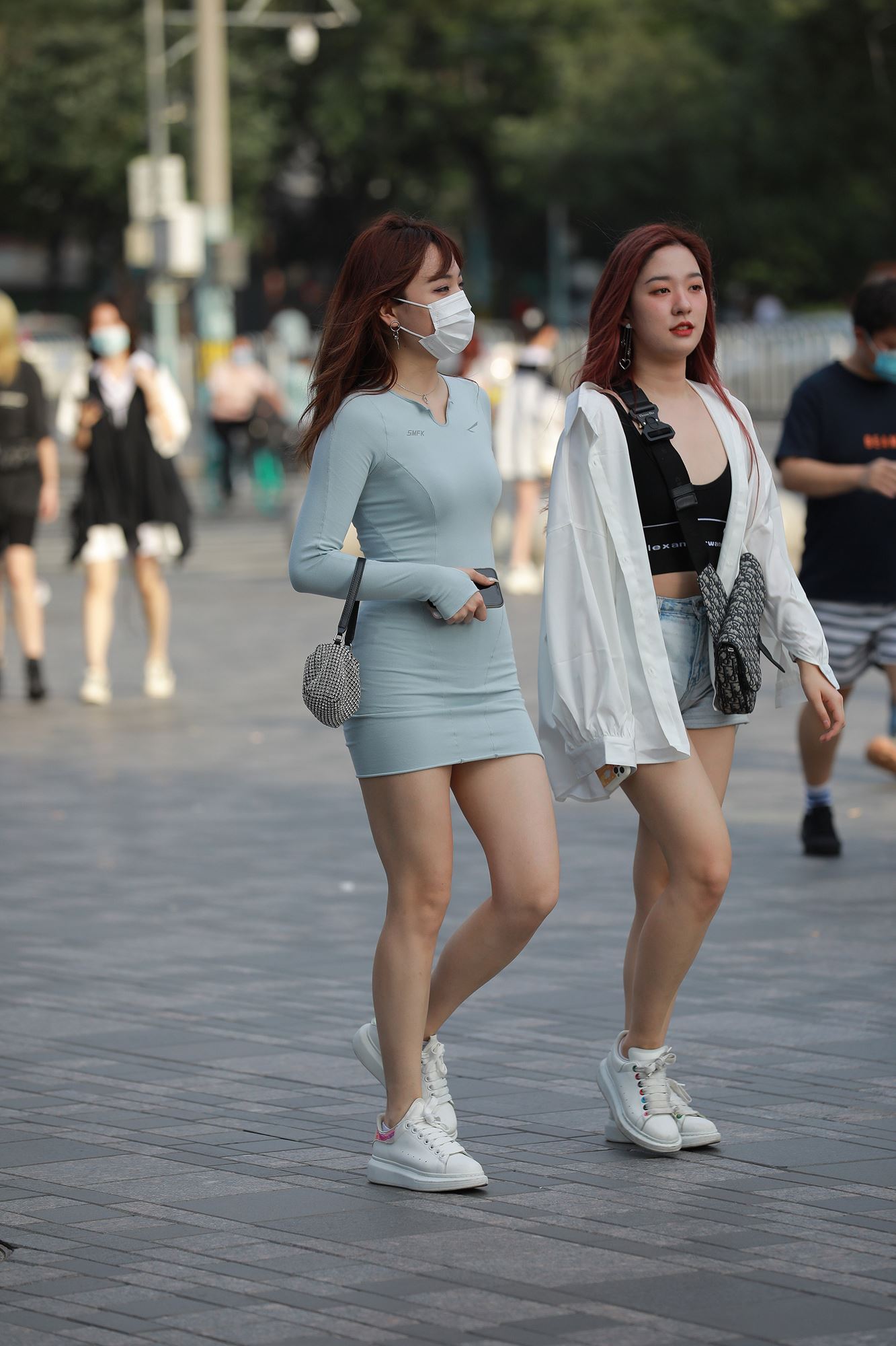 图片[3]-精选精选街拍作品 1646 四九城嘎子街拍作品 – 包臀裙美腿小解解[42P]-草丛看图