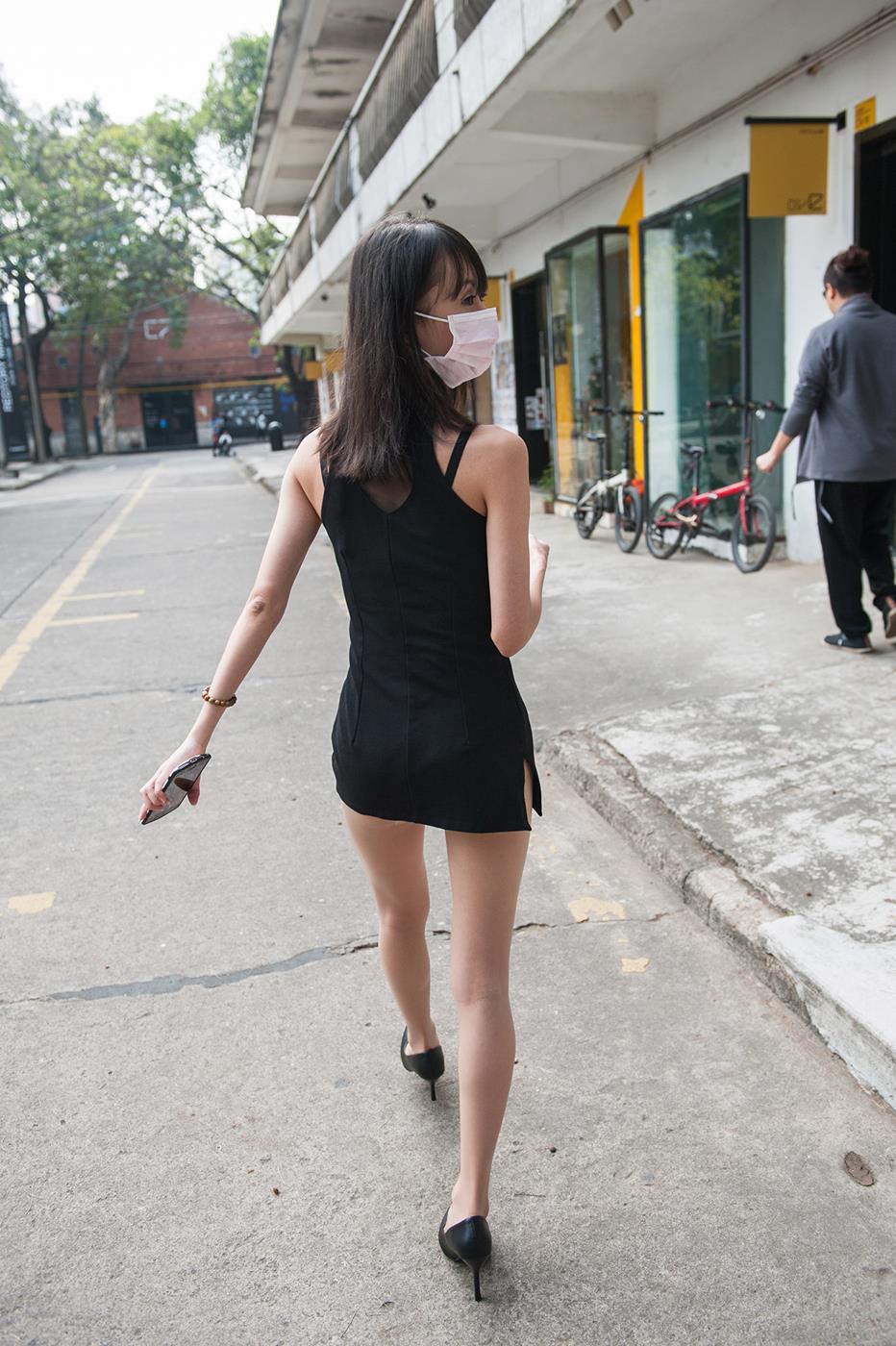 图片[5]-精选街拍作品 NO.1591 程生街拍作品 – 高跟鞋吊带裙肉丝美女[80P]-草丛看图