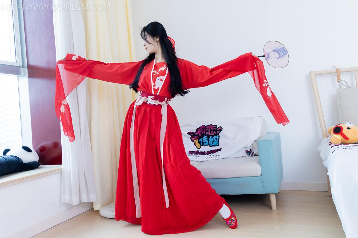 图片[5]-精选勿恋传媒 NO.2328 绒绒-汉服、布鞋、白棉袜、红色船袜[146P]-草丛看图