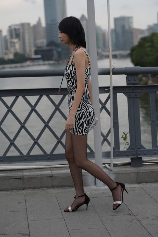 精选精选街拍作品 1653 程生街拍作品 – 斑马包臀裙美女[92P]-草丛看图