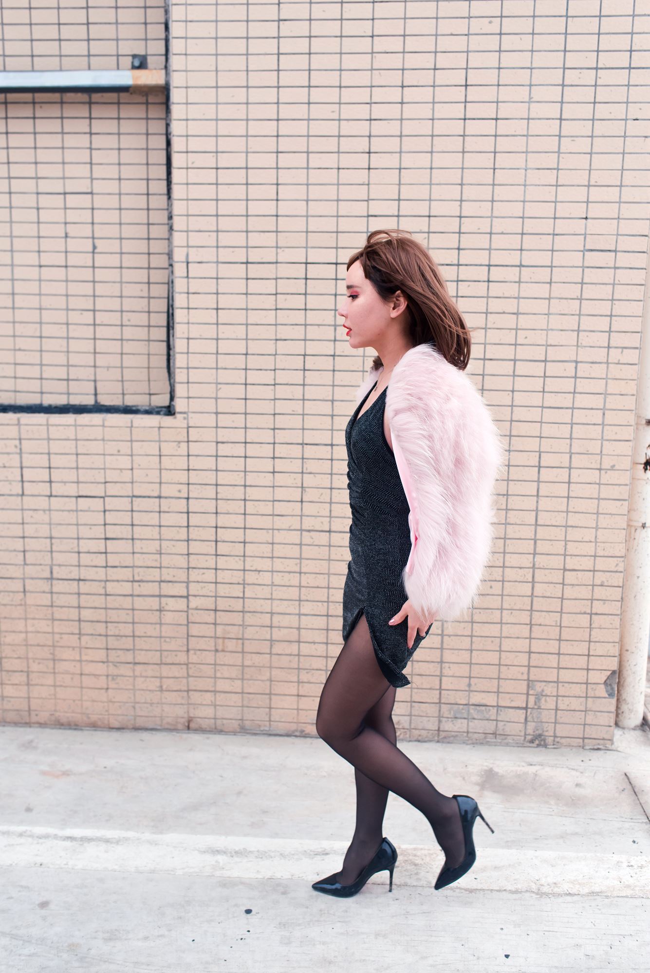 图片[6]-精选精选街拍作品 1640 御风街拍 中途休息站里的黑丝网荭艾小青[32P]-草丛看图