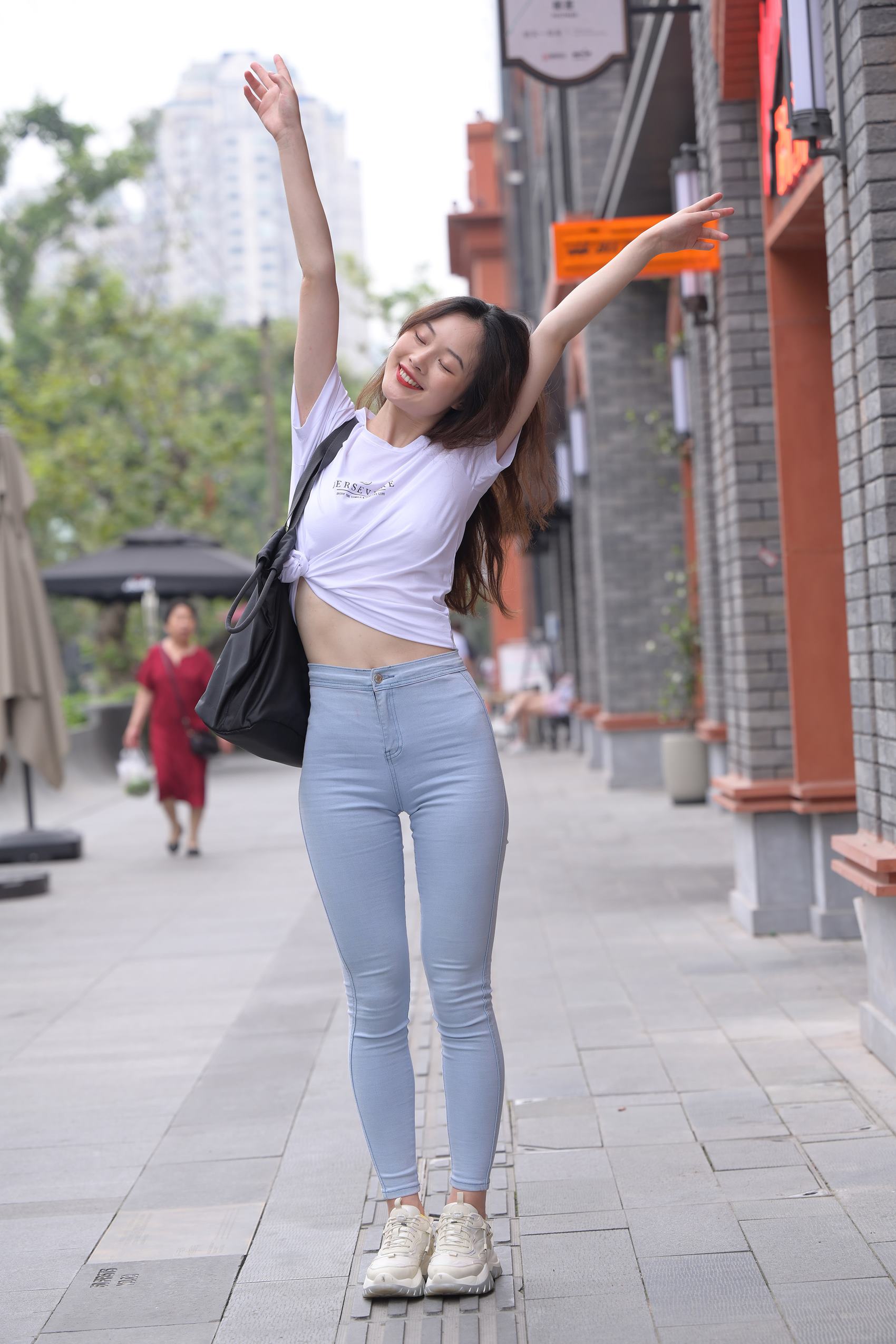 图片[7]-精选精选街拍作品 NO.1744 魂魂模拍作品 – 又遇一字马[96P]-草丛看图