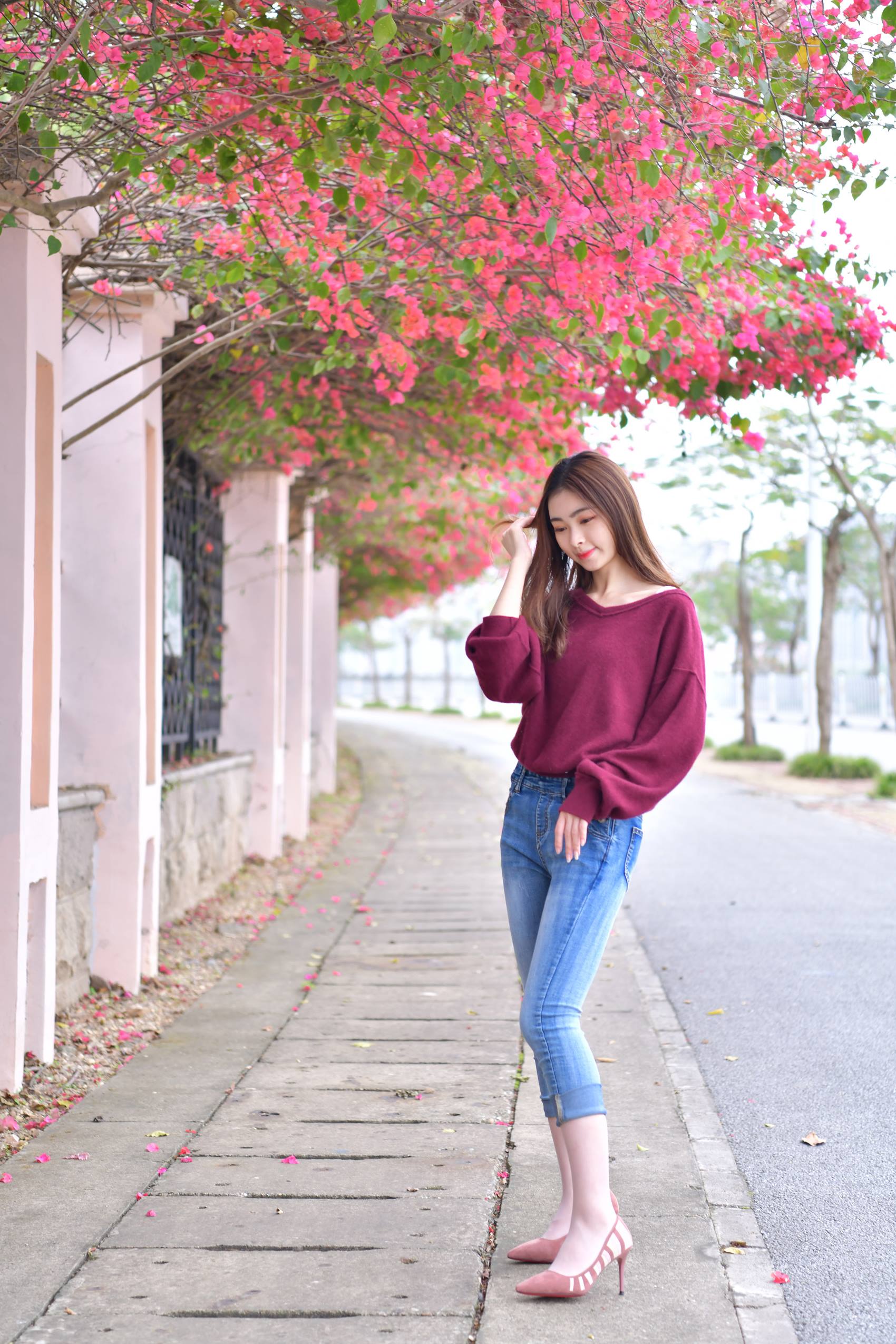 图片[8]-精选精选街拍作品 NO.1815 牛仔裤肉丝小解解[92P]-草丛看图