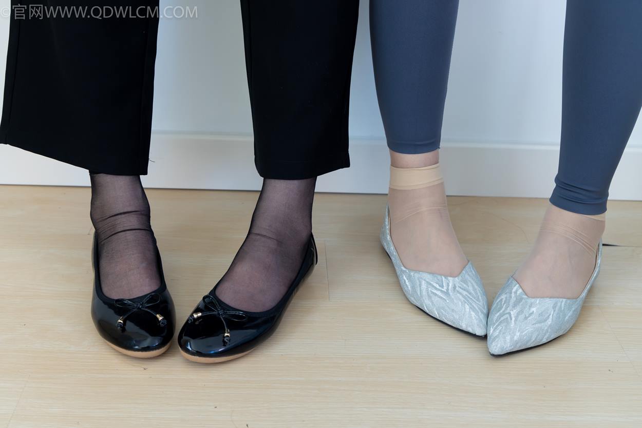 图片[6]-精选勿恋传媒 NO.2338 菜菜&岚岚-两双平底鞋、短黑丝、短肉丝[125P]-草丛看图